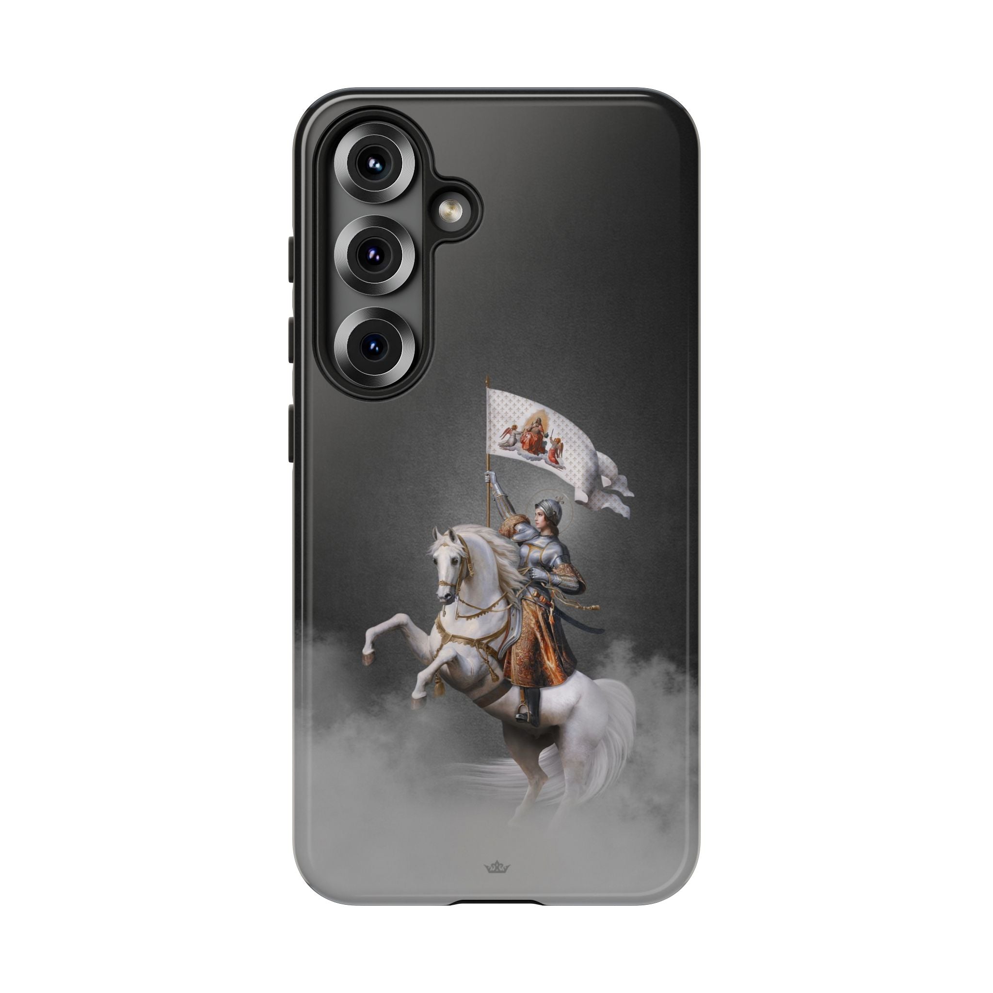 St. Joan of Arc in Battle Hard Phone Case (Dark) - VENXARA®