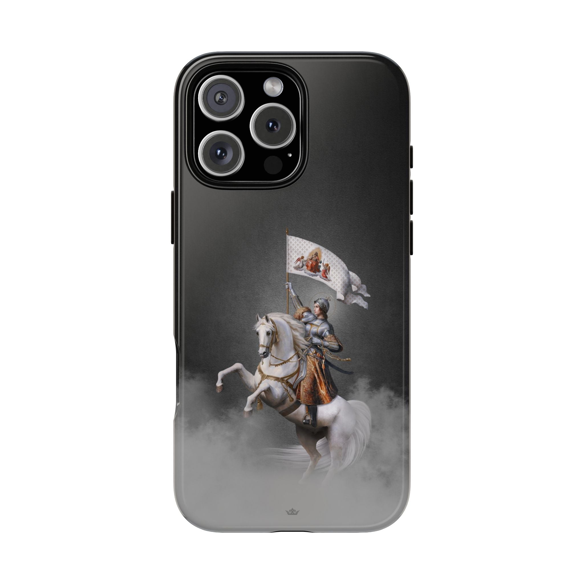 St. Joan of Arc in Battle Hard Phone Case (Dark) - VENXARA®
