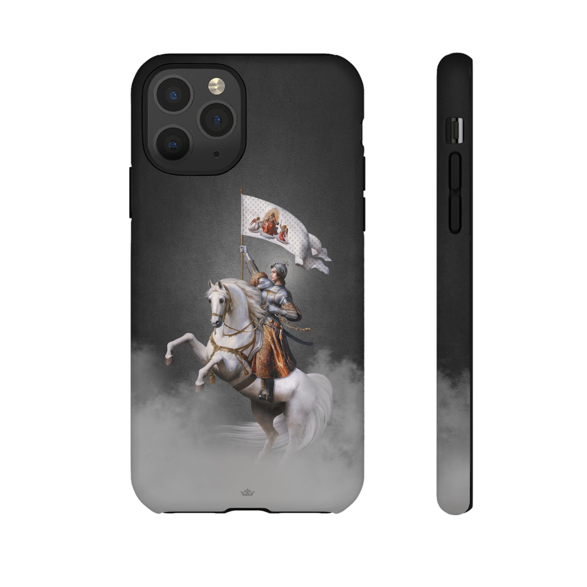 St. Joan of Arc in Battle Hard Phone Case (Dark) - VENXARA®