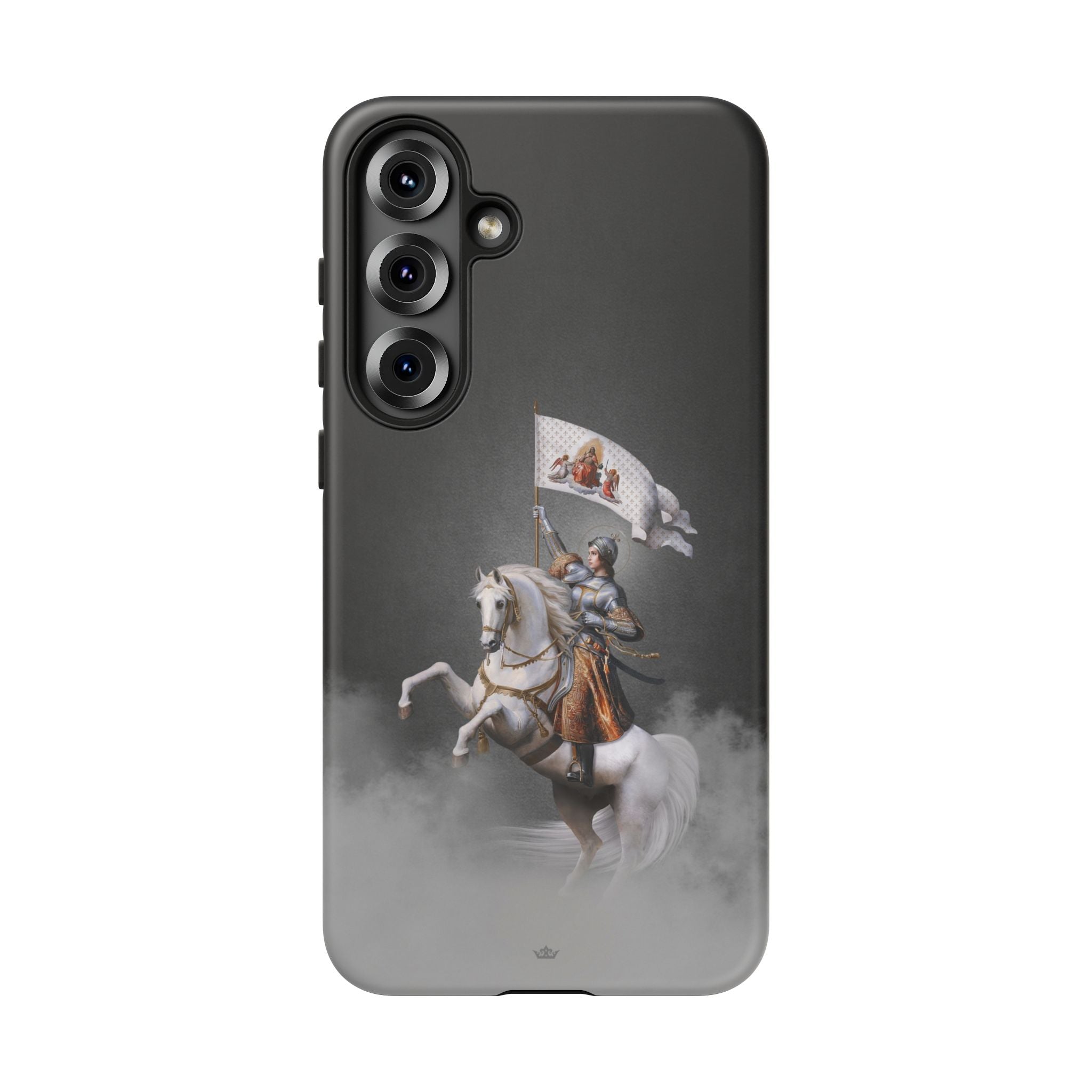 St. Joan of Arc in Battle Hard Phone Case (Dark) - VENXARA®