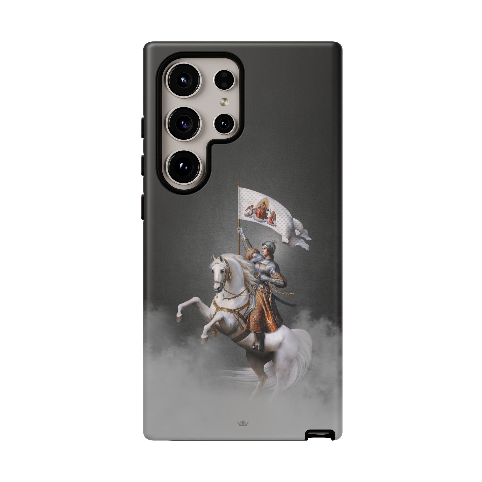 St. Joan of Arc in Battle Hard Phone Case (Dark) - VENXARA®