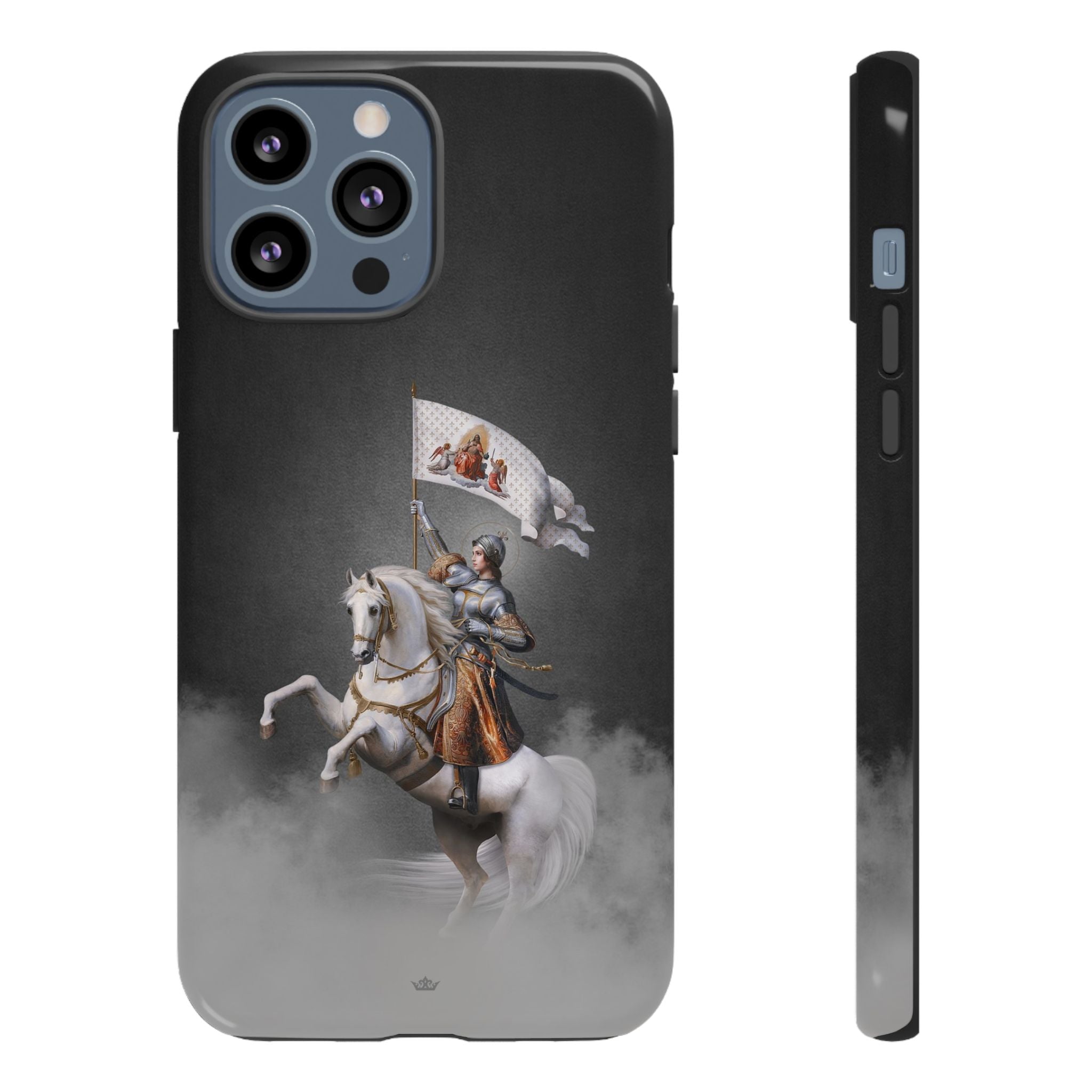 St. Joan of Arc in Battle Hard Phone Case (Dark) - VENXARA®