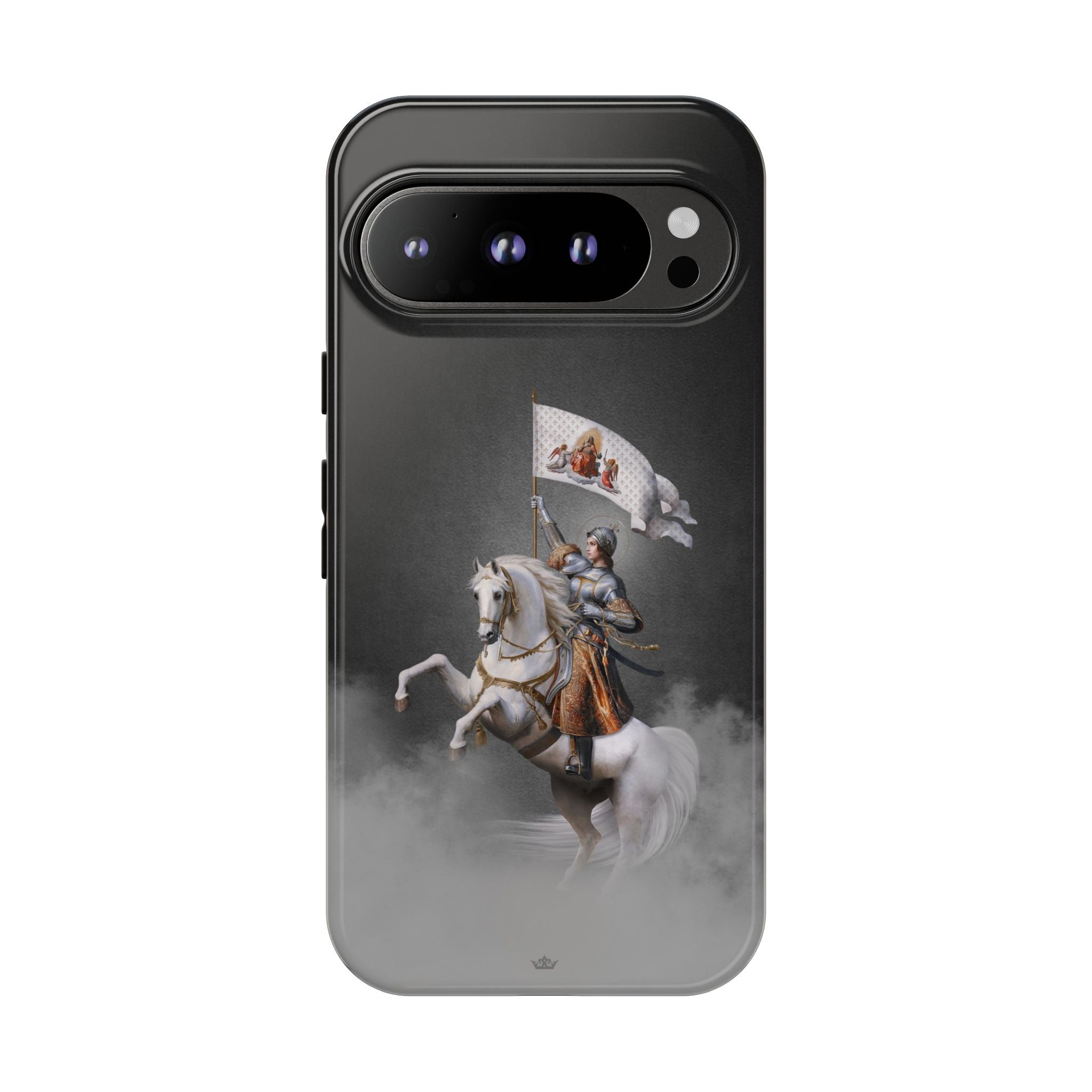 St. Joan of Arc in Battle Hard Phone Case (Dark) - VENXARA®