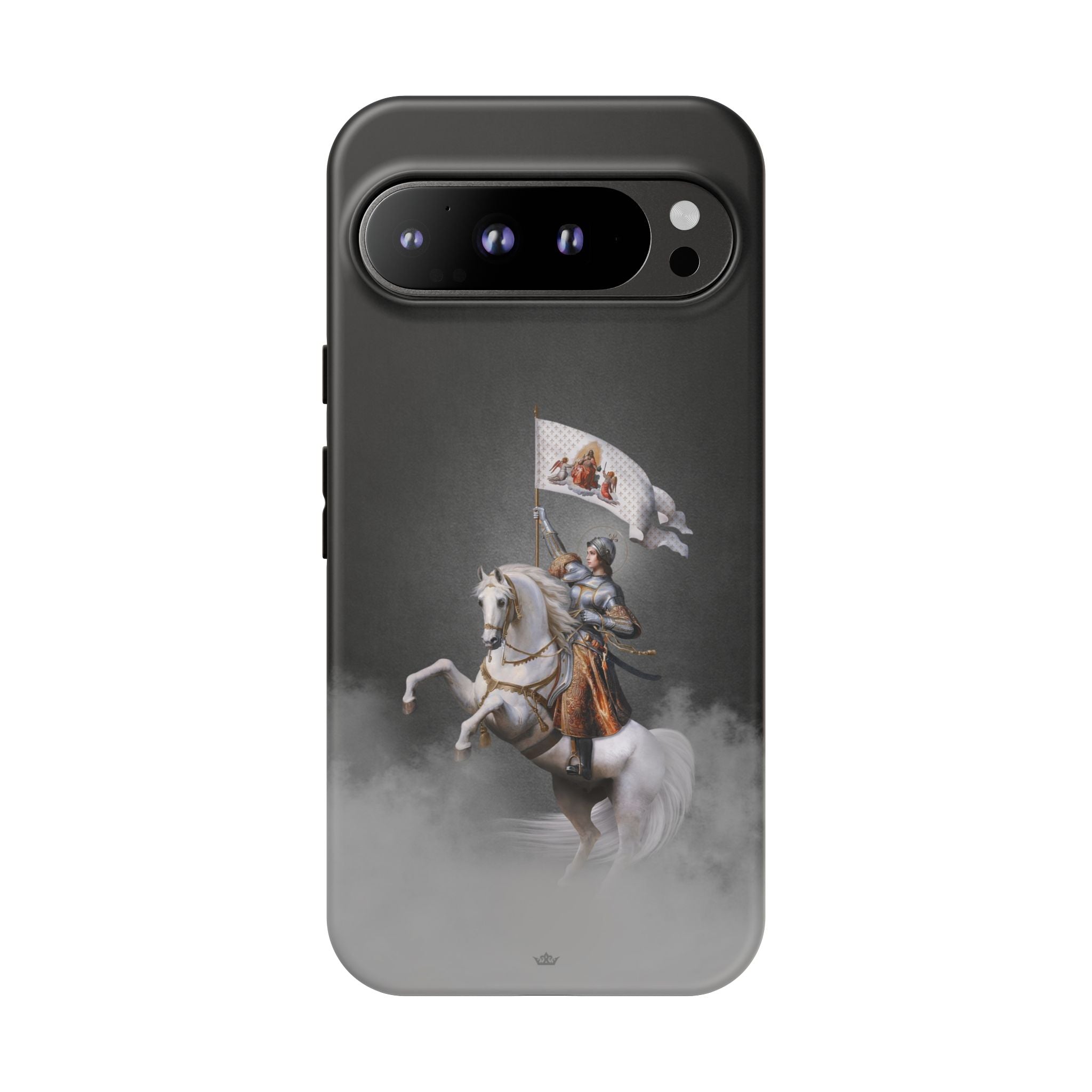 St. Joan of Arc in Battle Hard Phone Case (Dark) - VENXARA®