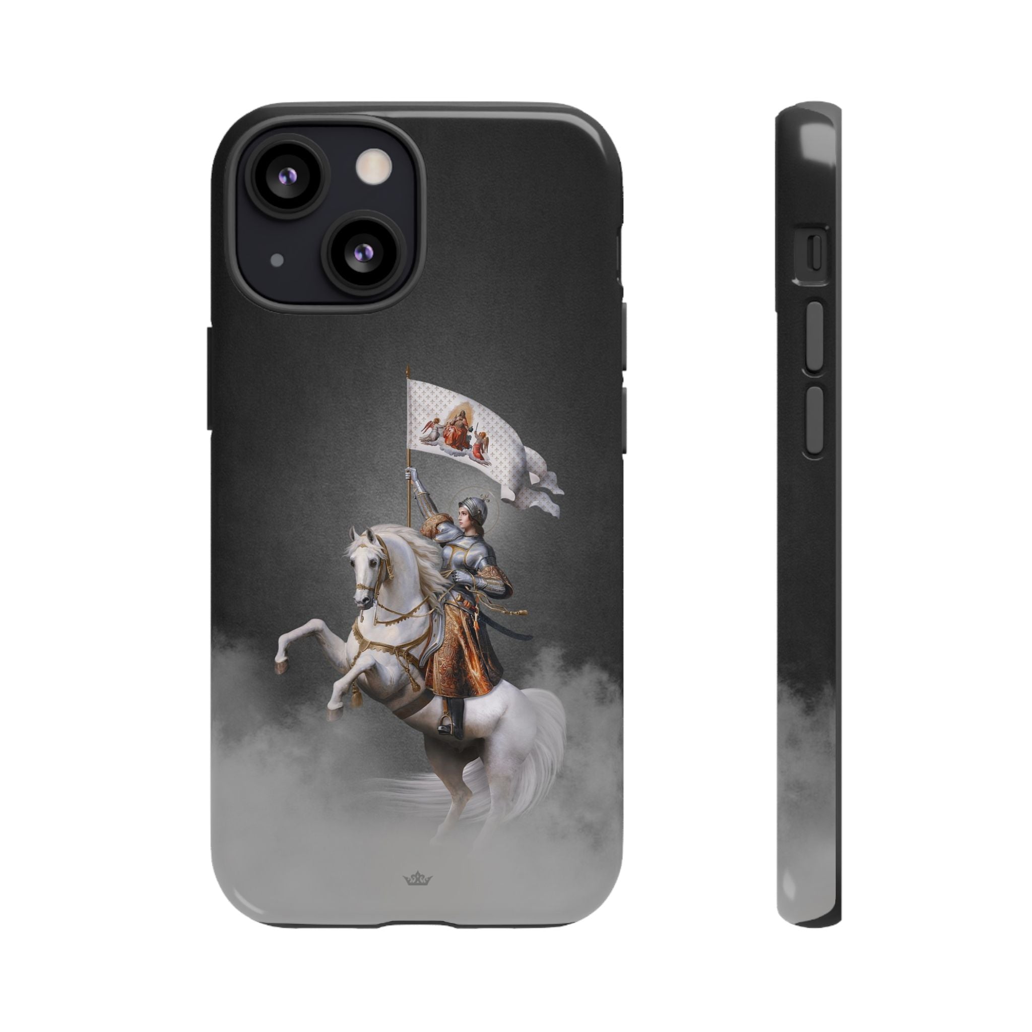 St. Joan of Arc in Battle Hard Phone Case (Dark) - VENXARA®