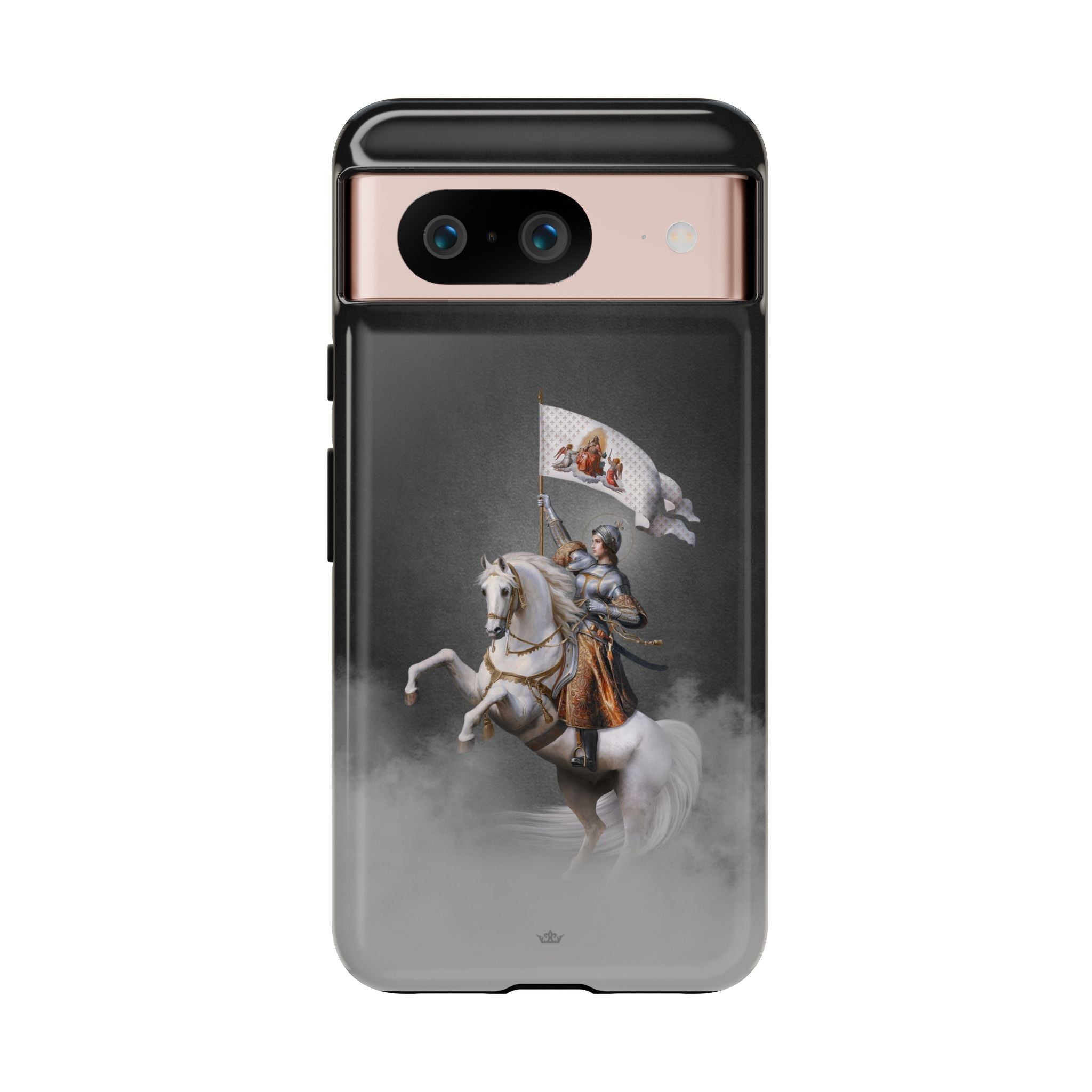 St. Joan of Arc in Battle Hard Phone Case (Dark) - VENXARA®