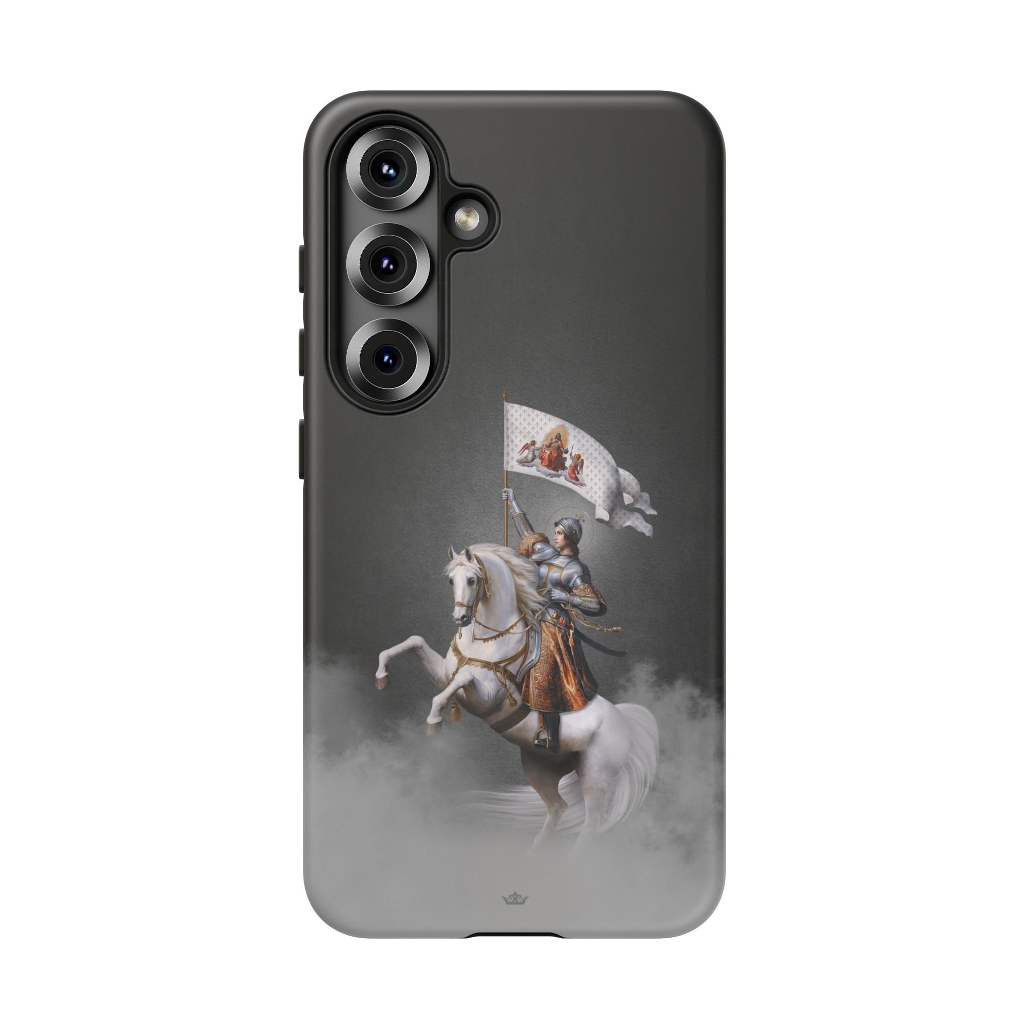 St. Joan of Arc in Battle Hard Phone Case (Dark) - VENXARA®