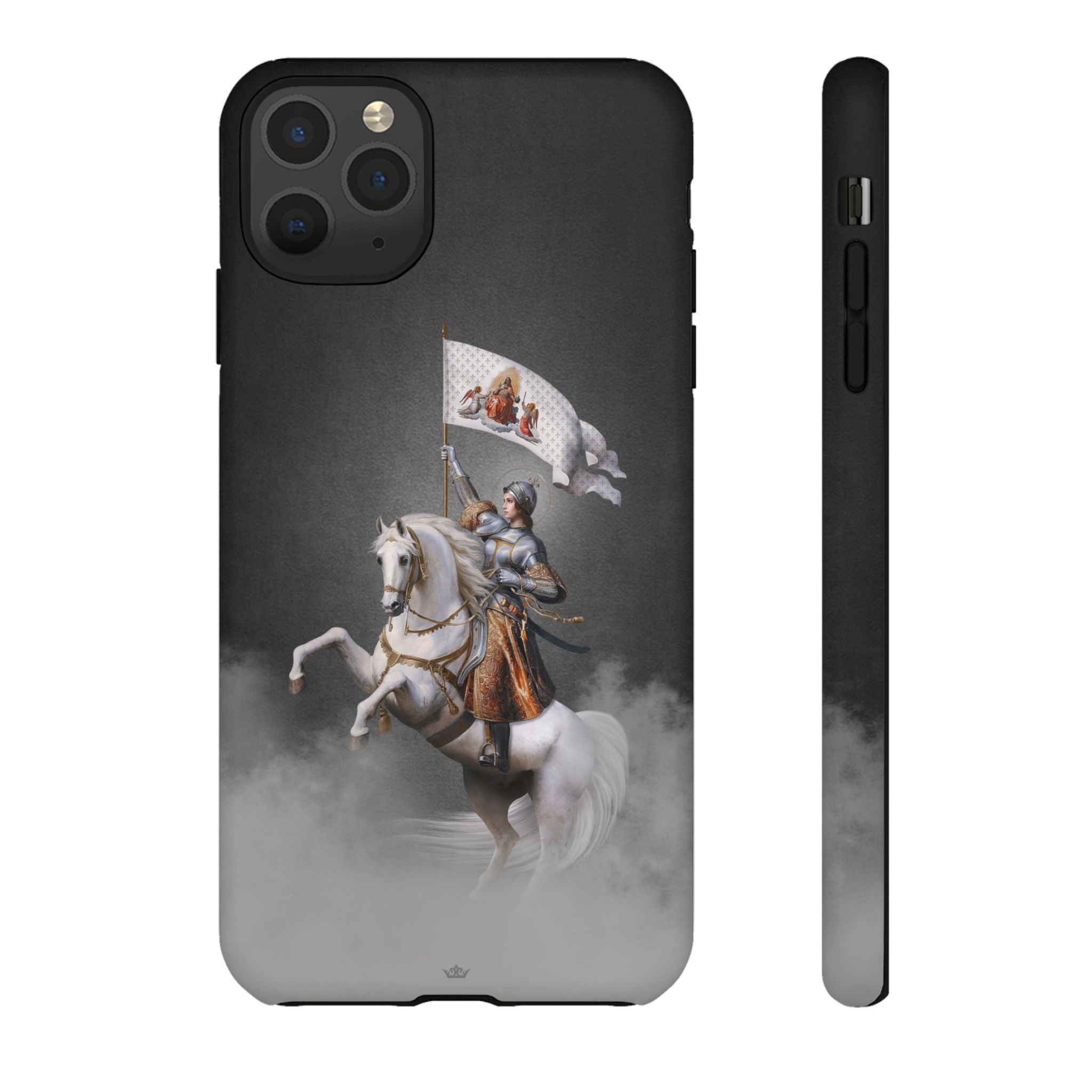 St. Joan of Arc in Battle Hard Phone Case (Dark) - VENXARA®