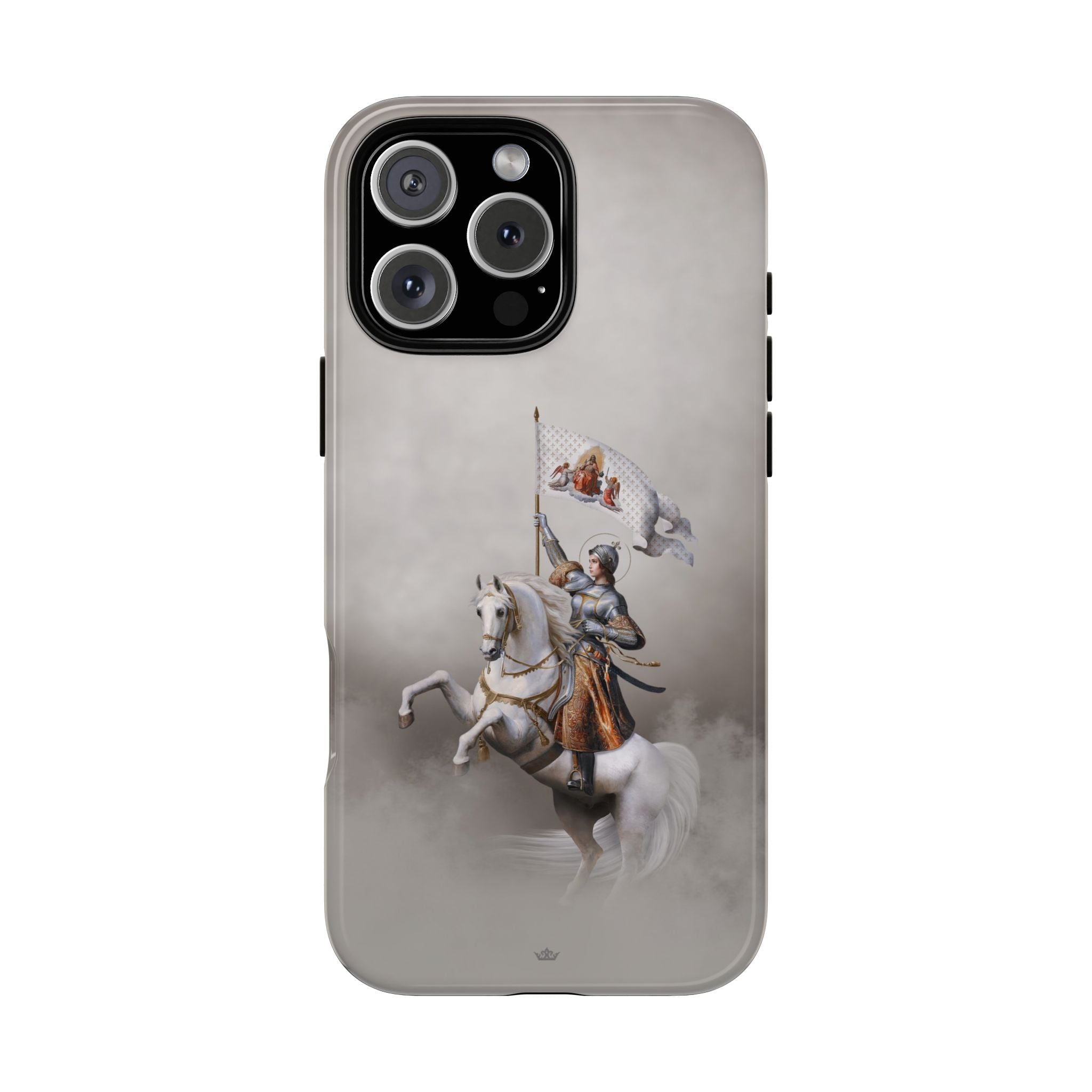 St. Joan of Arc in Battle Hard Phone Case (Light) - VENXARA®