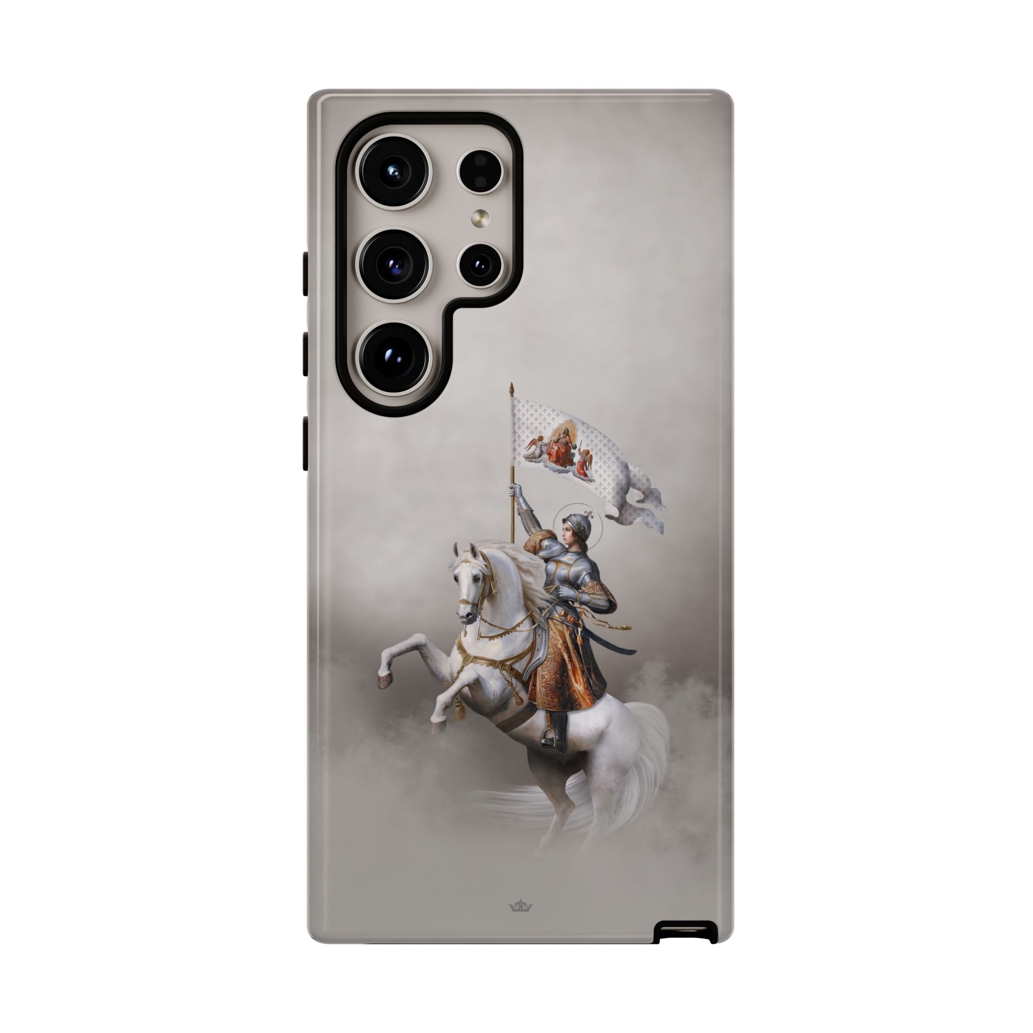 St. Joan of Arc in Battle Hard Phone Case (Light) - VENXARA®