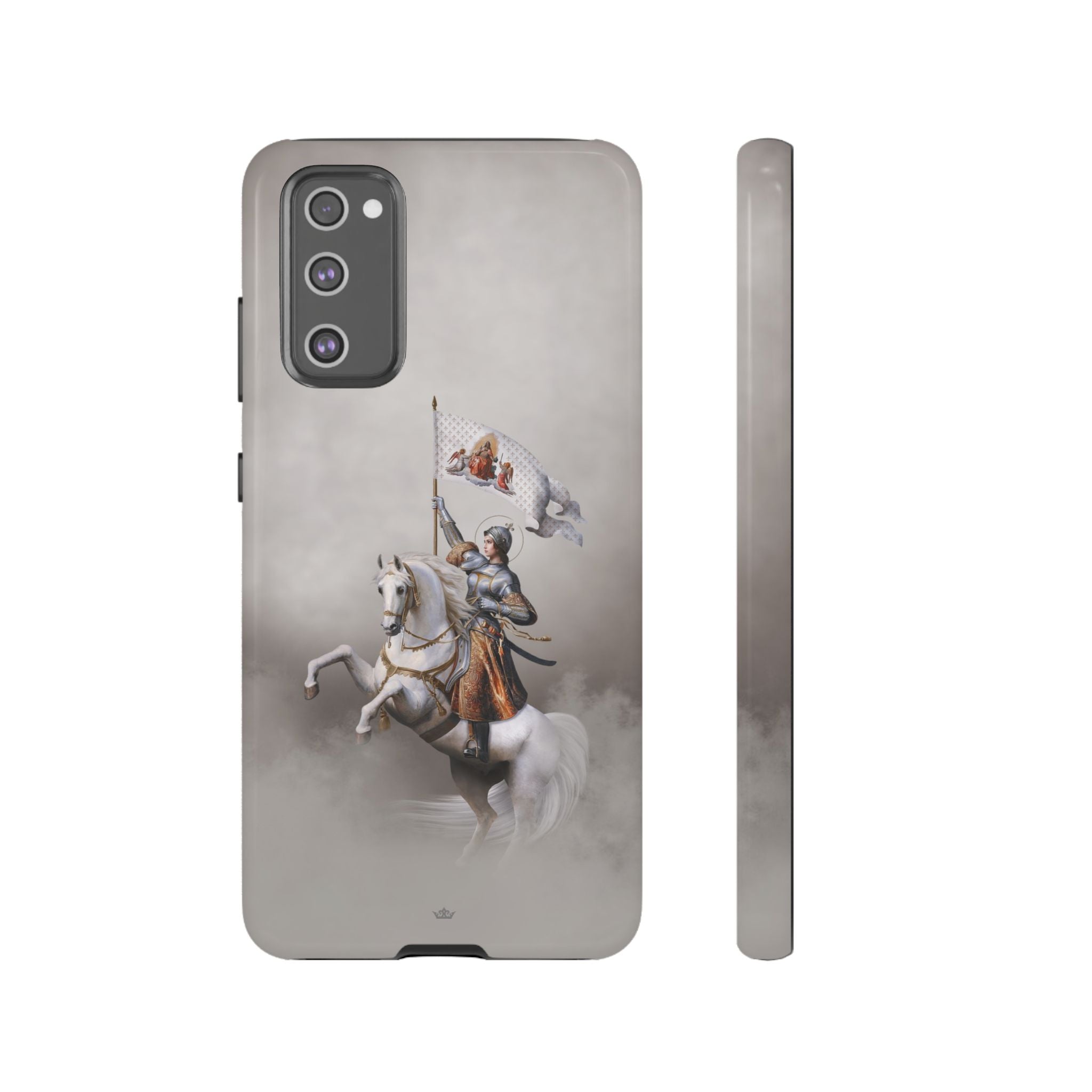 St. Joan of Arc in Battle Hard Phone Case (Light) - VENXARA®