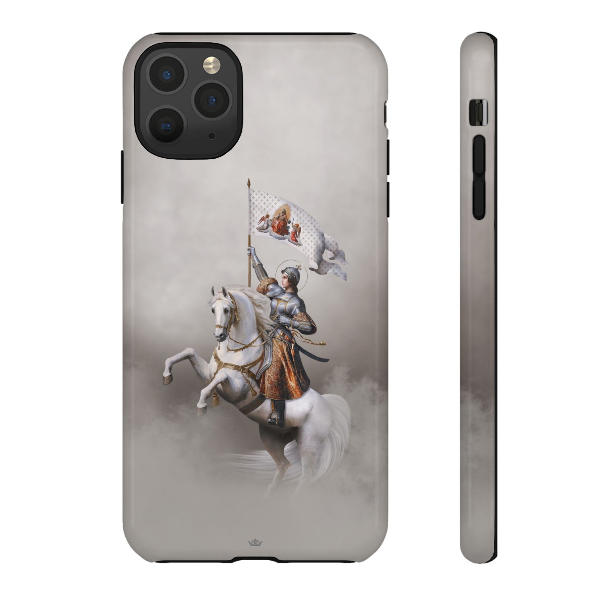 St. Joan of Arc in Battle Hard Phone Case (Light) - VENXARA®