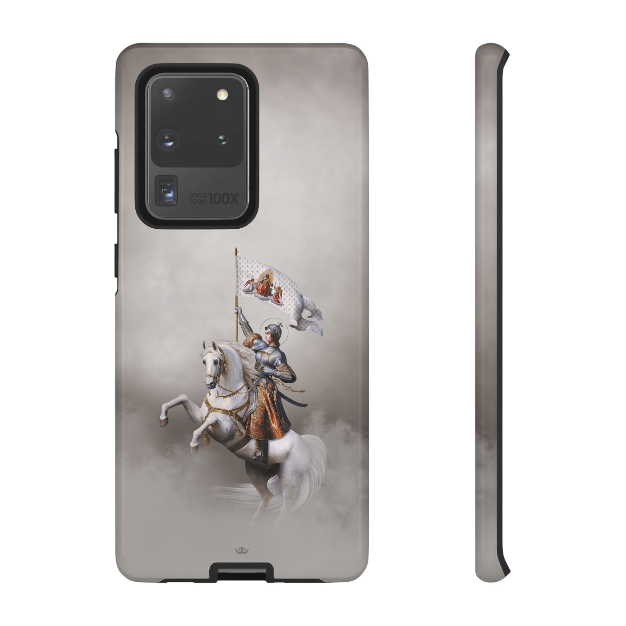 St. Joan of Arc in Battle Hard Phone Case (Light) - VENXARA®