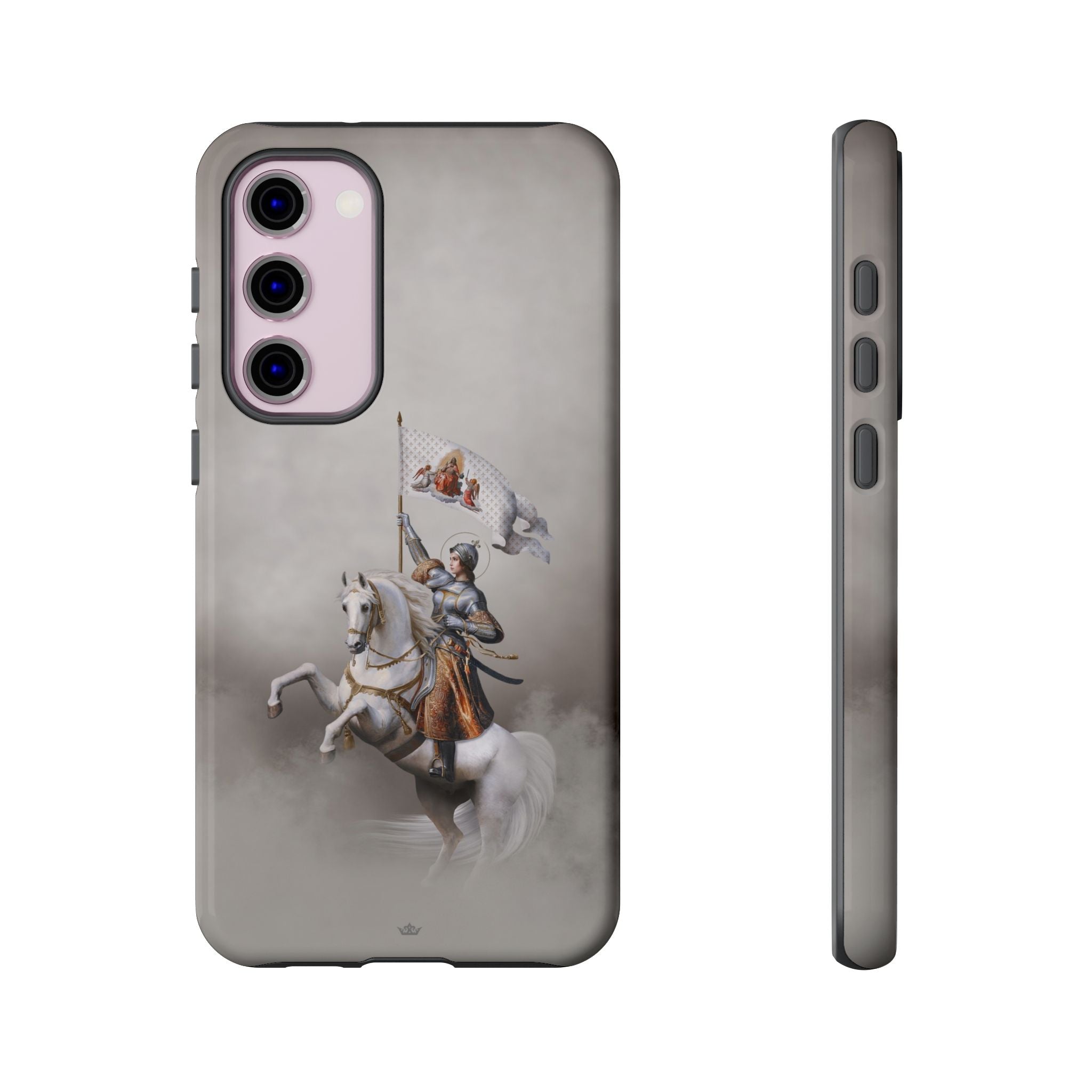 St. Joan of Arc in Battle Hard Phone Case (Light) - VENXARA®