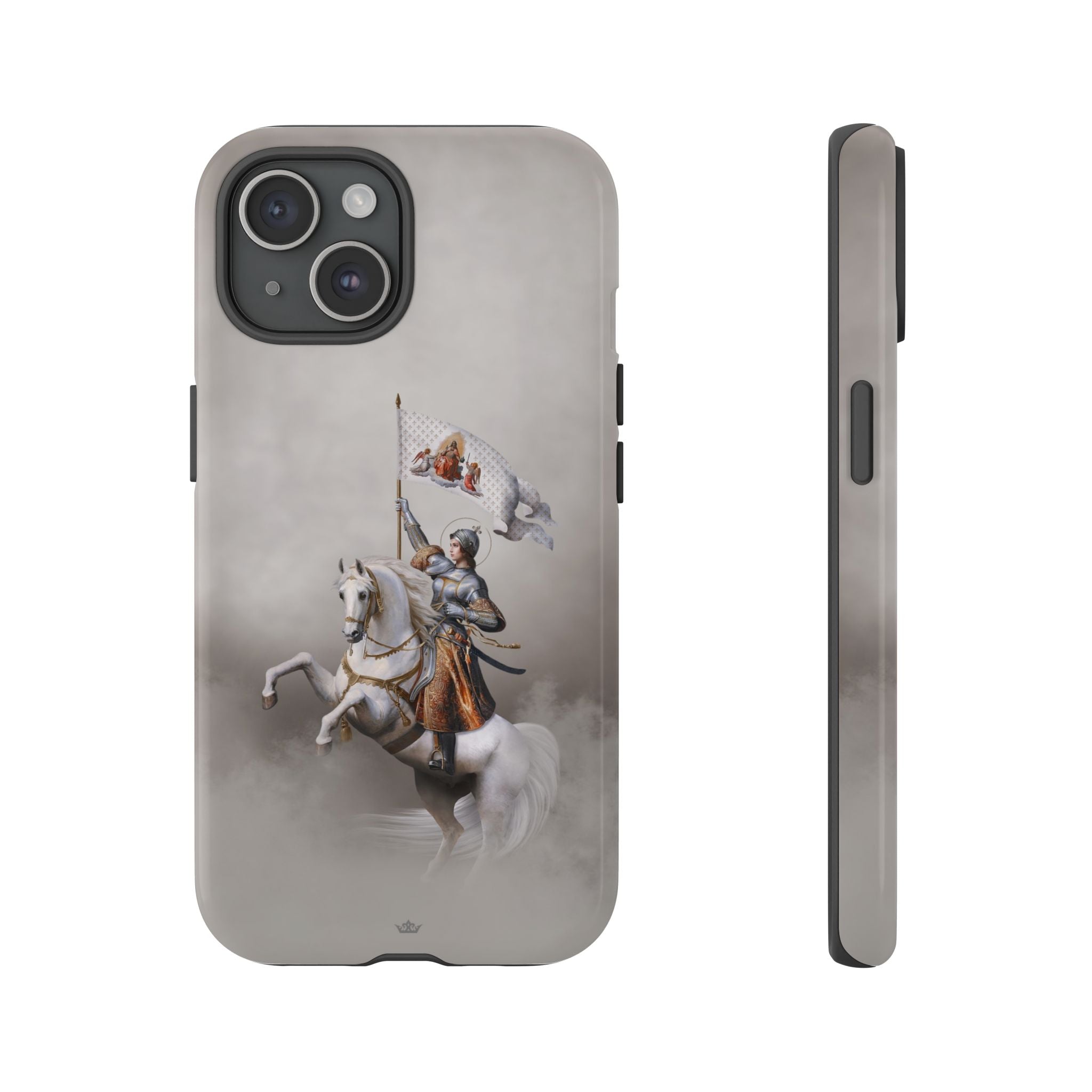St. Joan of Arc in Battle Hard Phone Case (Light) - VENXARA®