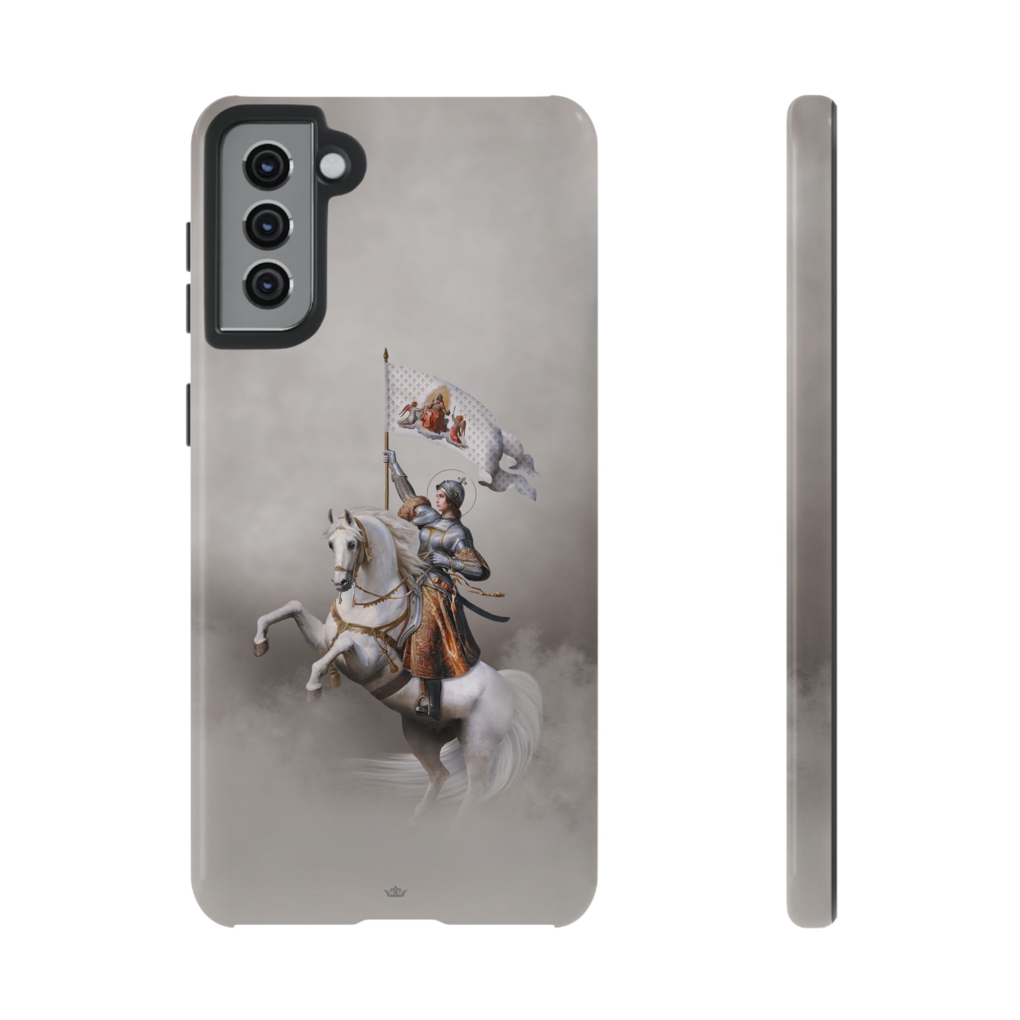 St. Joan of Arc in Battle Hard Phone Case (Light) - VENXARA®