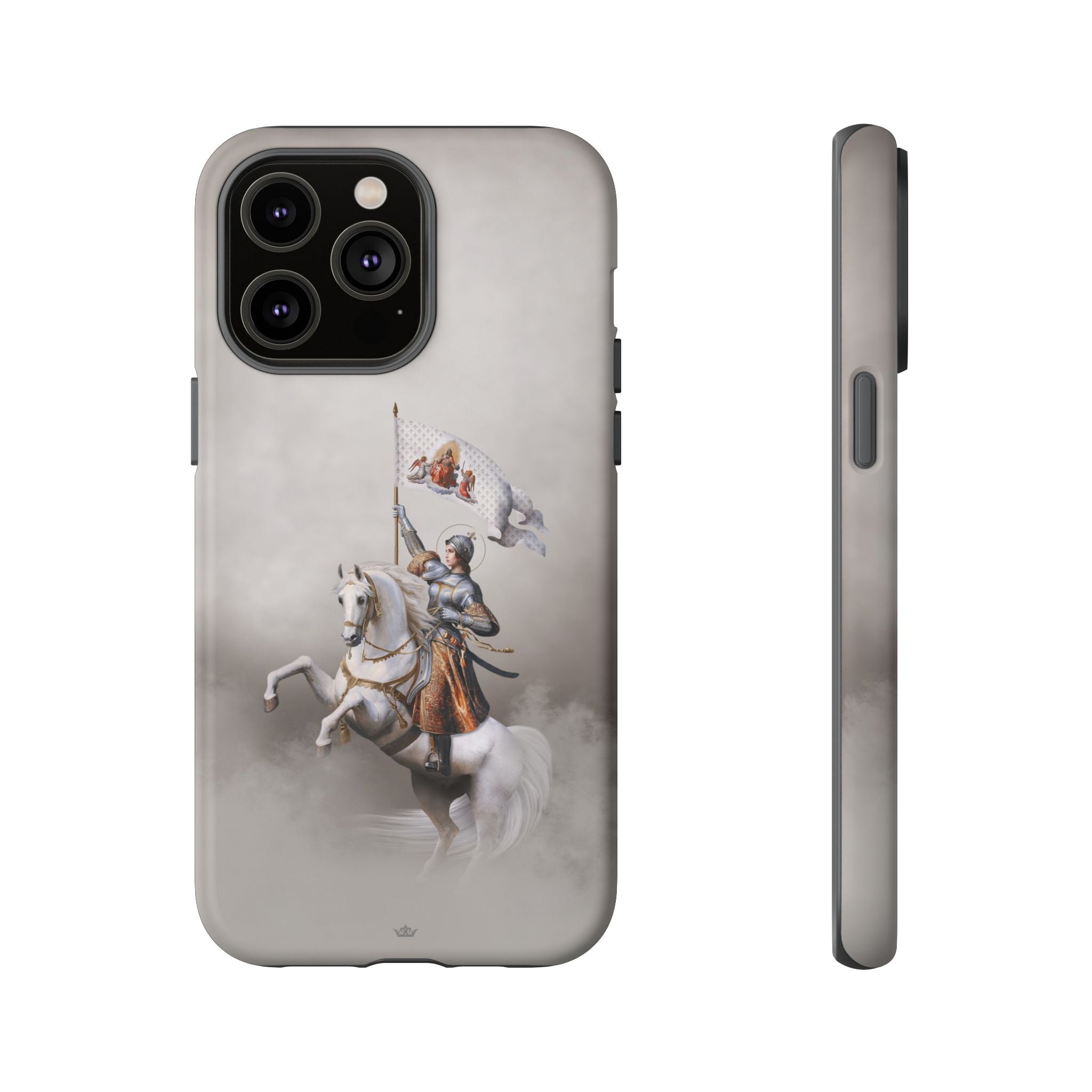 St. Joan of Arc in Battle Hard Phone Case (Light) - VENXARA®
