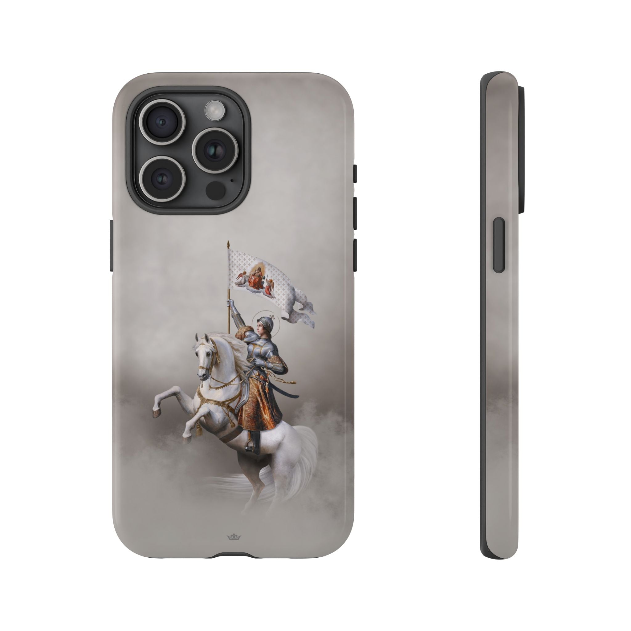 St. Joan of Arc in Battle Hard Phone Case (Light) - VENXARA®