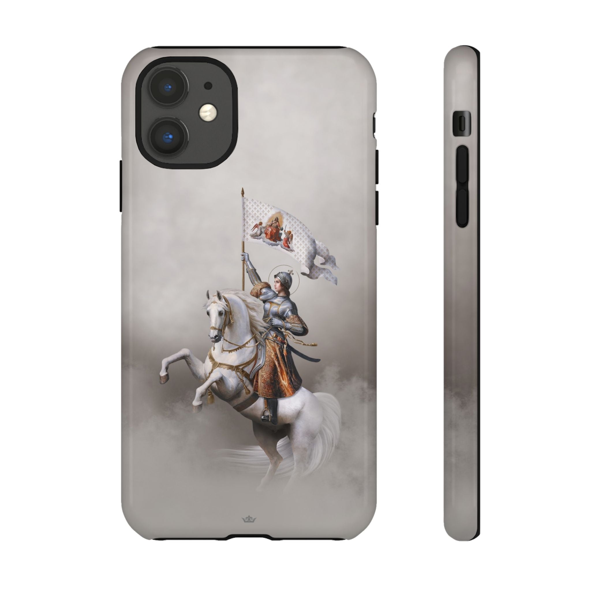 St. Joan of Arc in Battle Hard Phone Case (Light) - VENXARA®