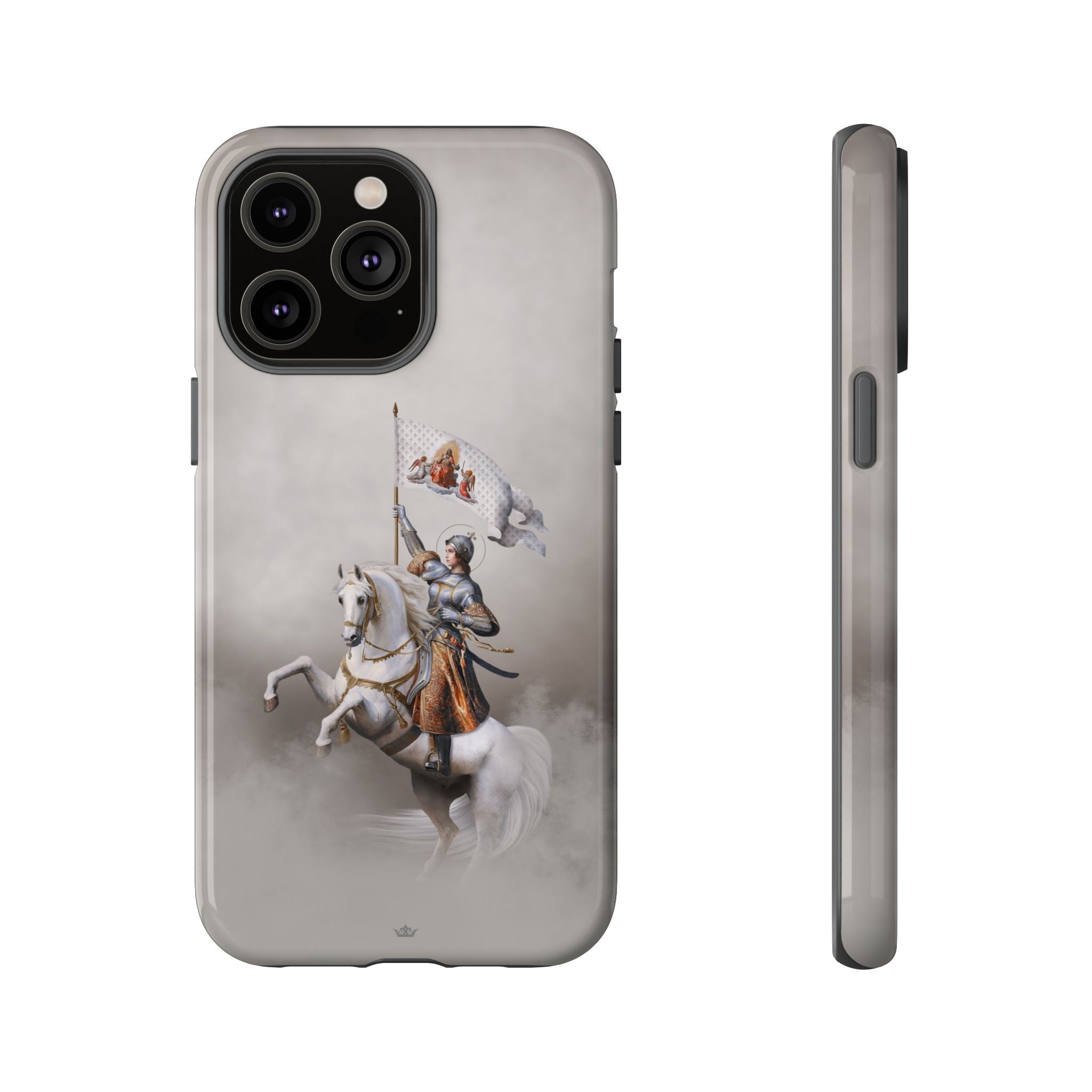 St. Joan of Arc in Battle Hard Phone Case (Light) - VENXARA®