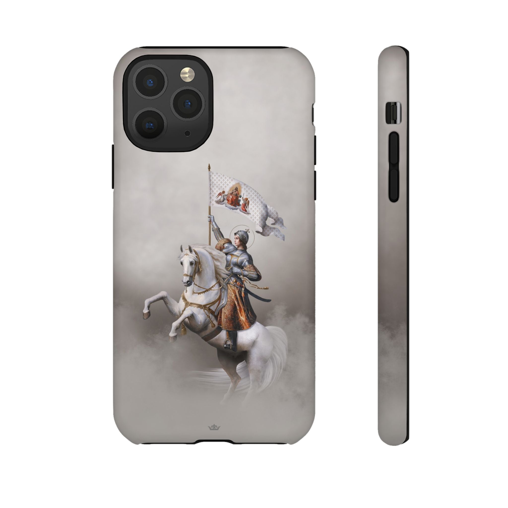 St. Joan of Arc in Battle Hard Phone Case (Light) - VENXARA®