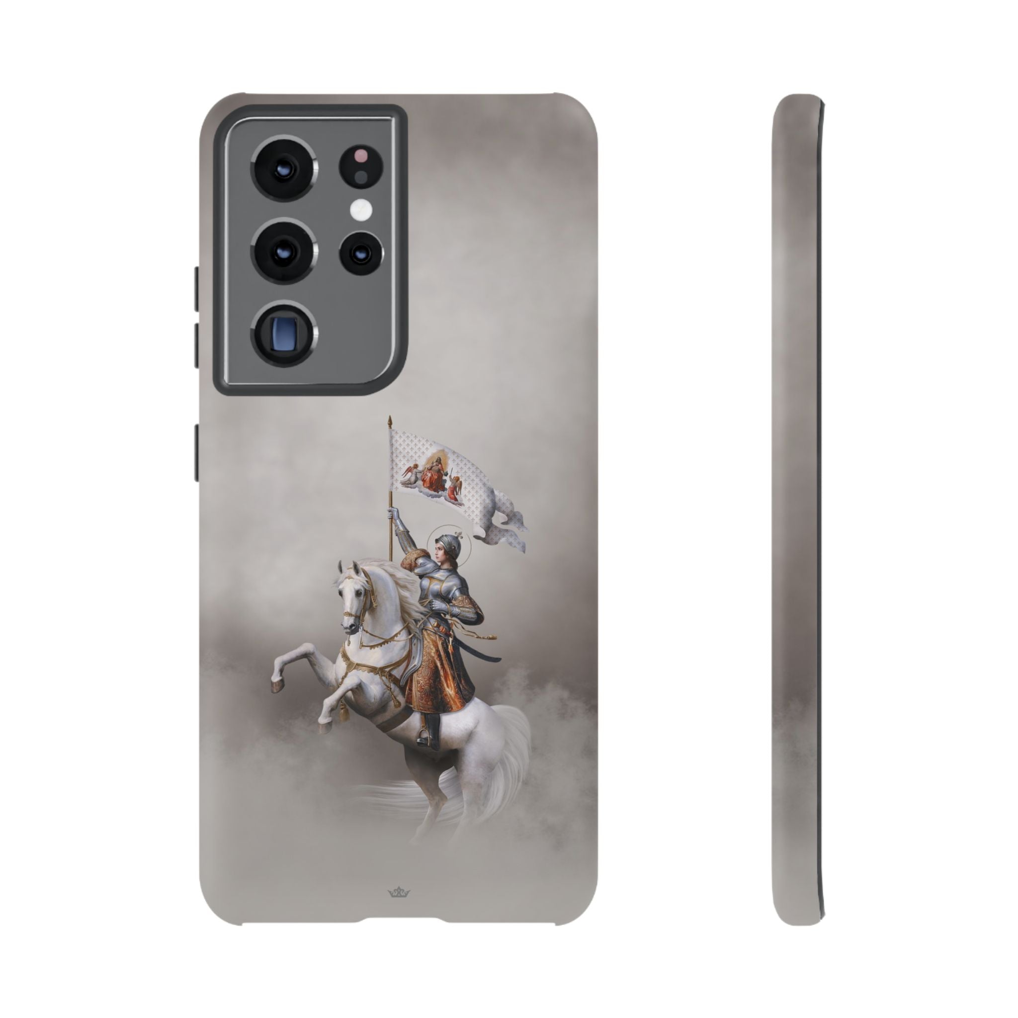 St. Joan of Arc in Battle Hard Phone Case (Light) - VENXARA®
