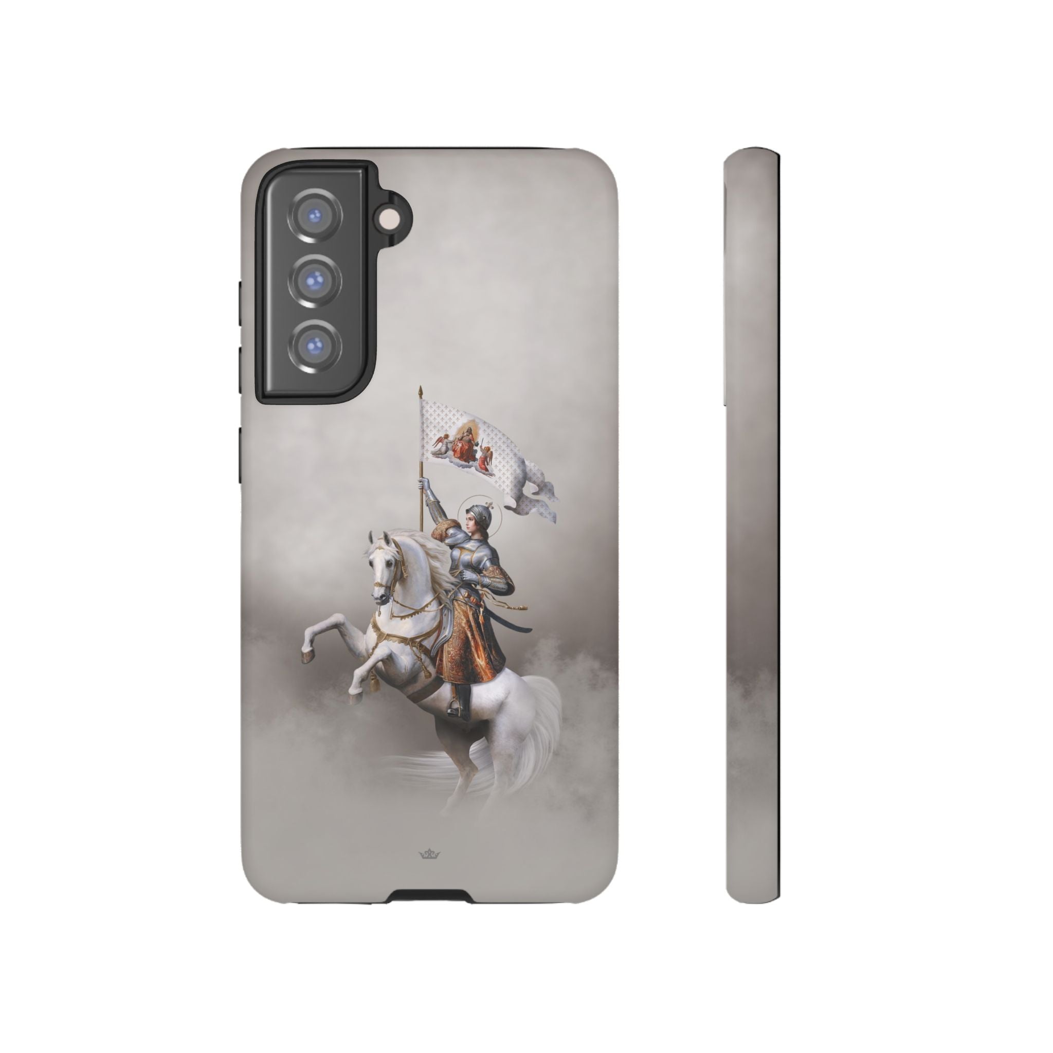 St. Joan of Arc in Battle Hard Phone Case (Light) - VENXARA®