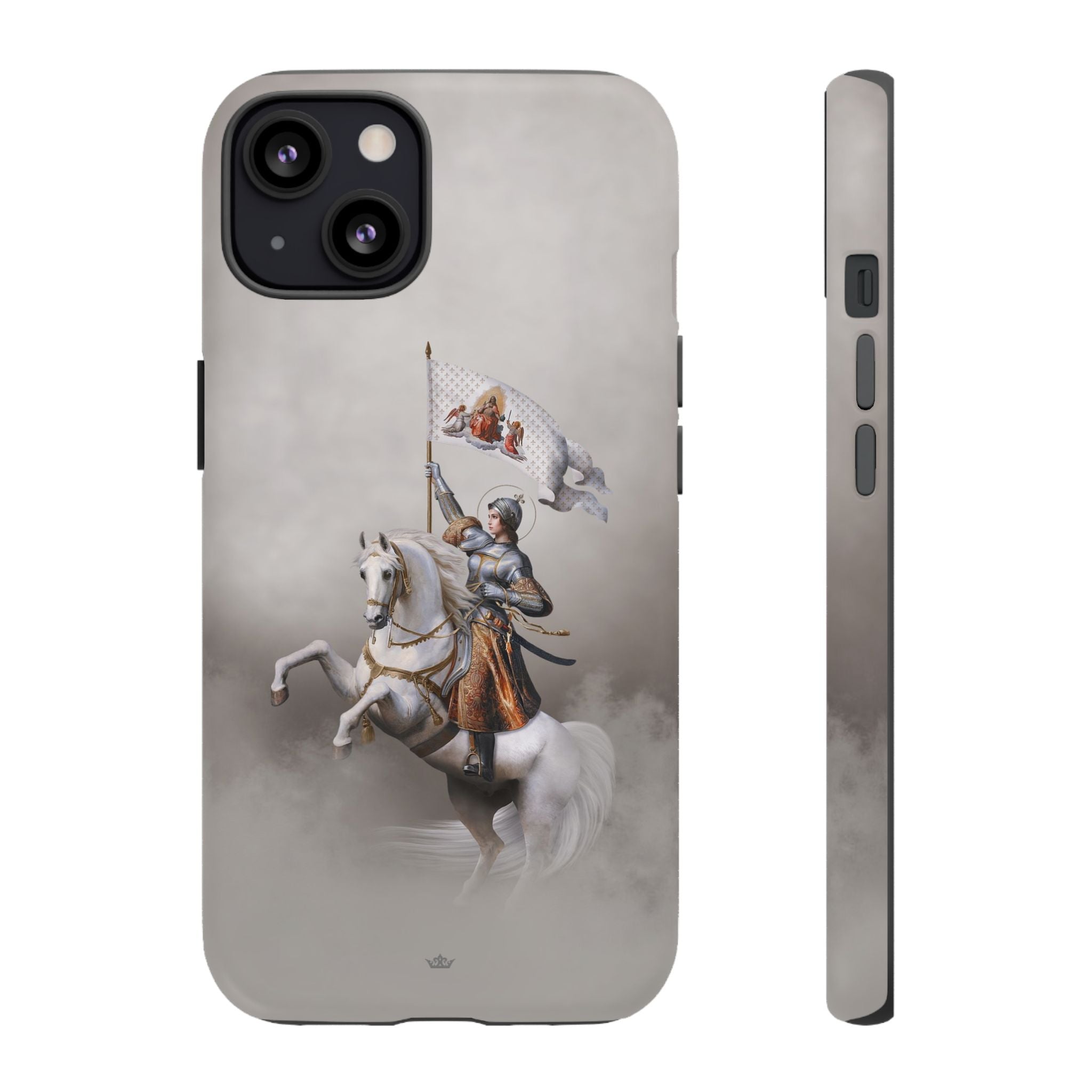 St. Joan of Arc in Battle Hard Phone Case (Light) - VENXARA®