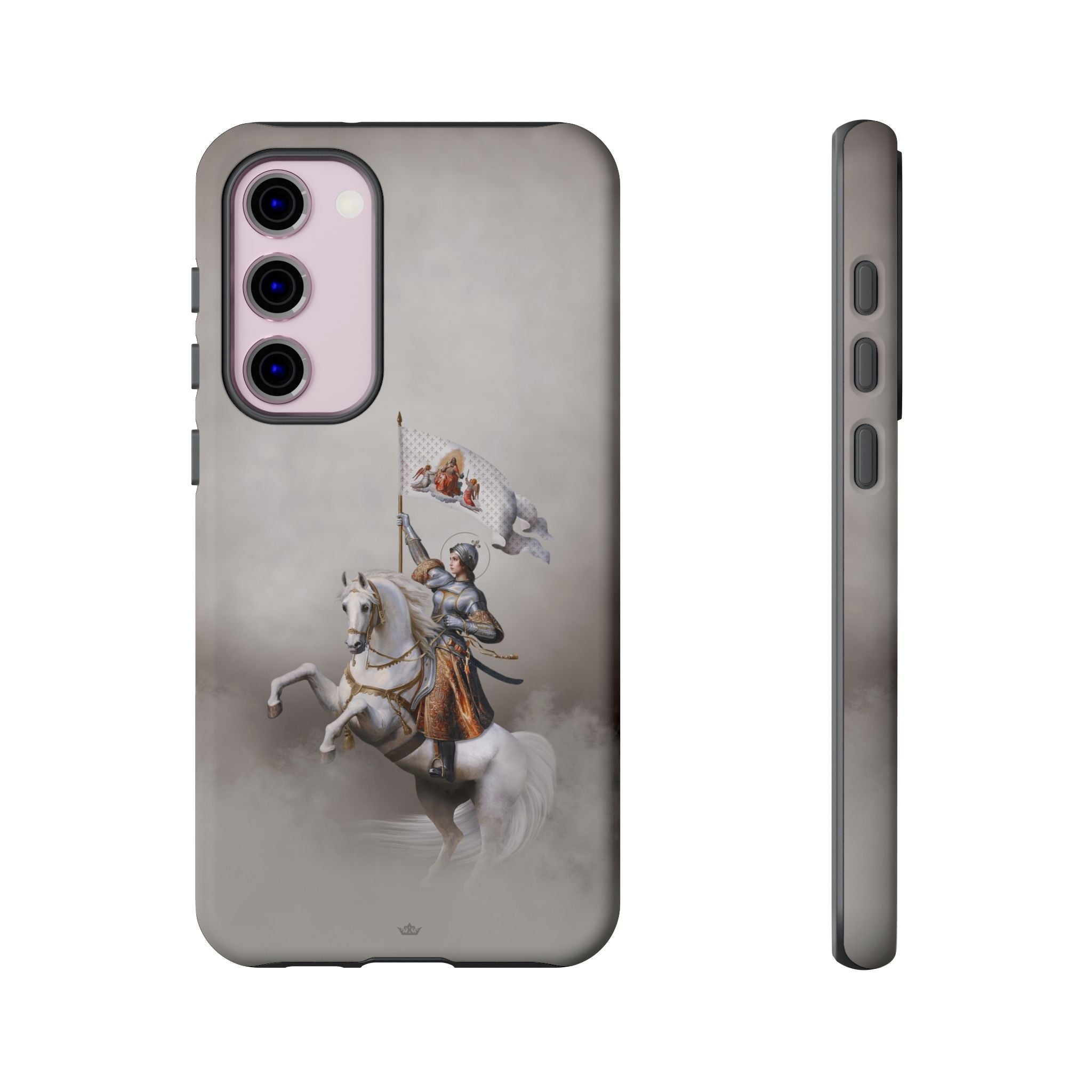 St. Joan of Arc in Battle Hard Phone Case (Light) - VENXARA®