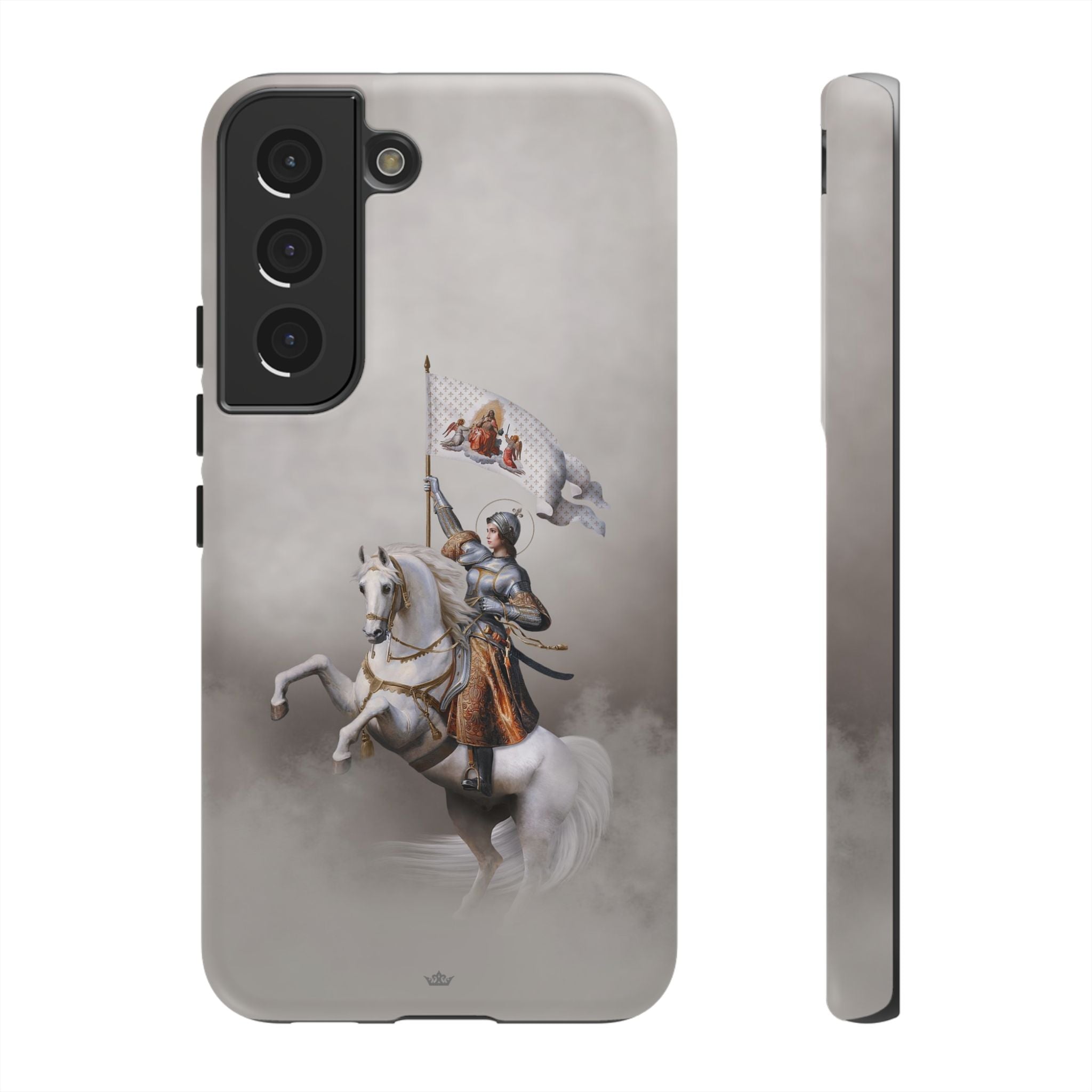 St. Joan of Arc in Battle Hard Phone Case (Light) - VENXARA®