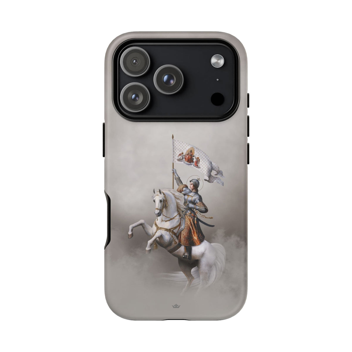 St. Joan of Arc in Battle Hard Phone Case (Light) Copyright VENXARA