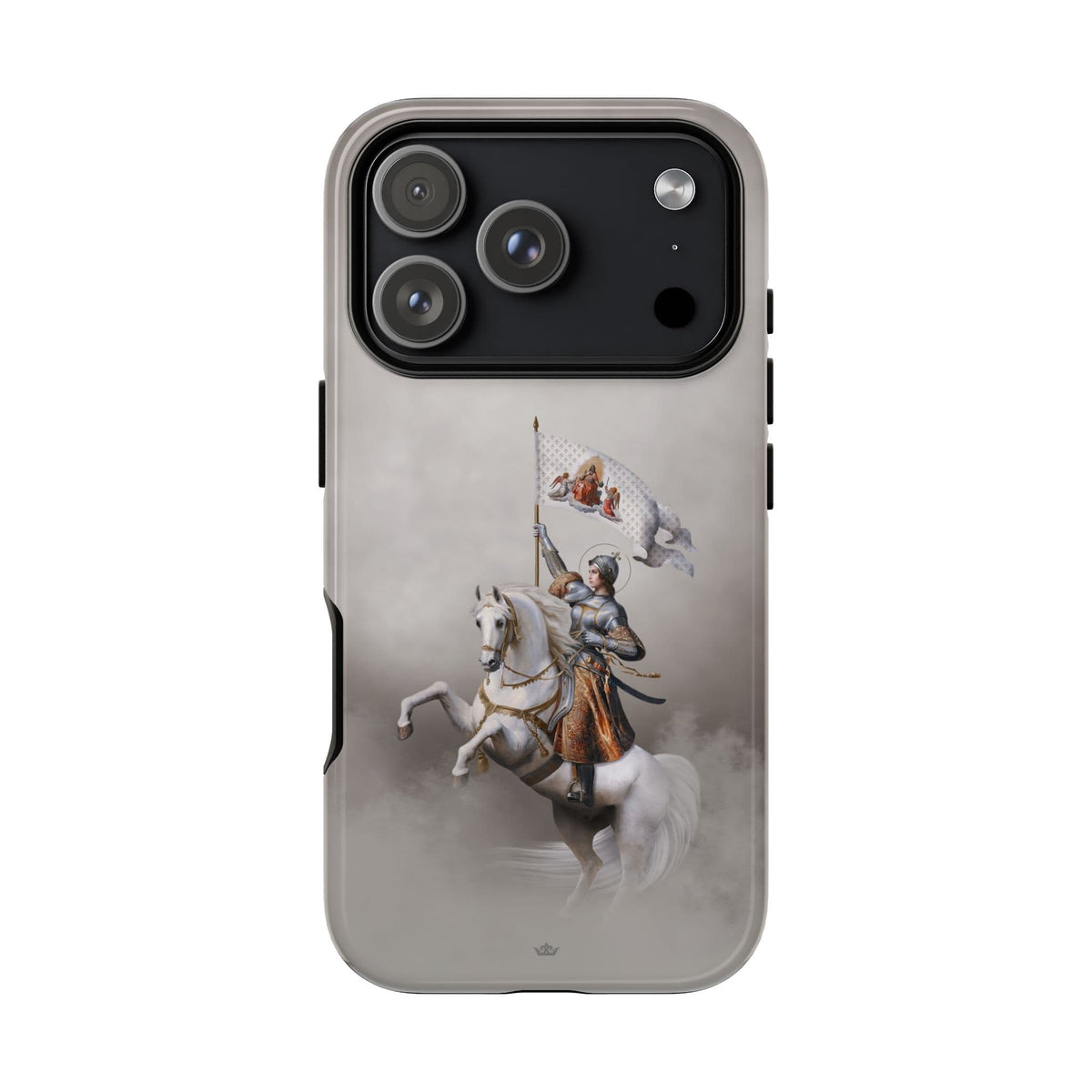 St. Joan of Arc in Battle Hard Phone Case (Light) Copyright VENXARA