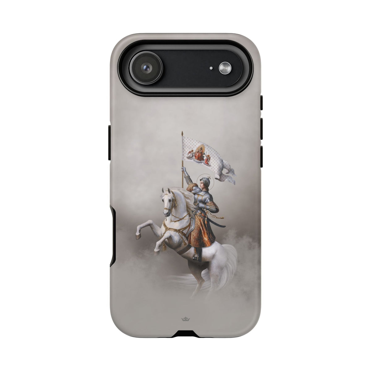 St. Joan of Arc in Battle Hard Phone Case (Light) Copyright VENXARA