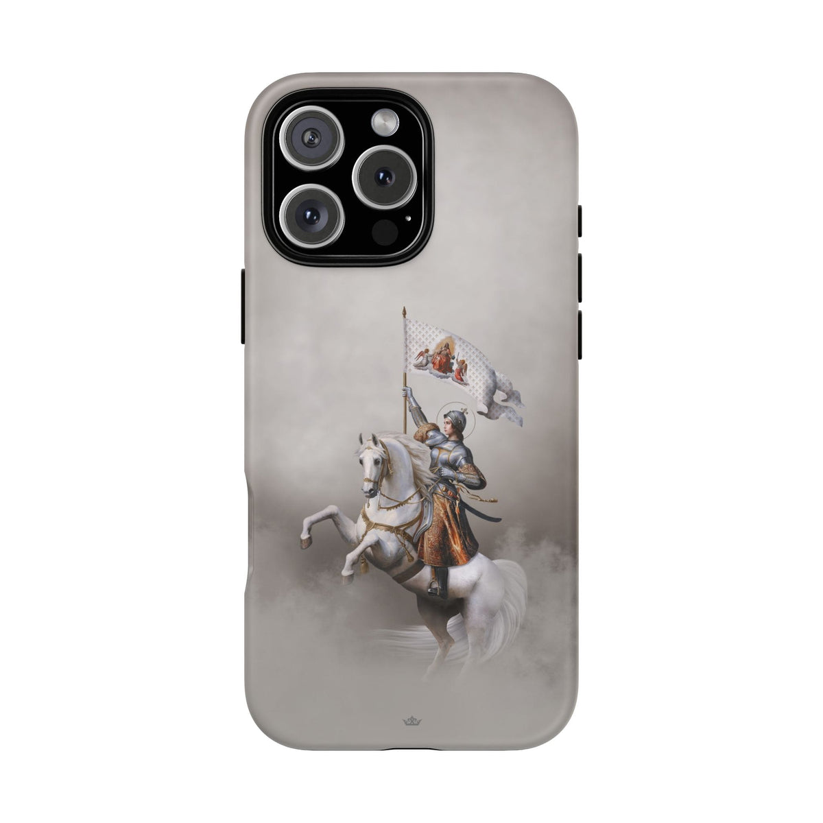 St. Joan of Arc in Battle Hard Phone Case (Light) Copyright VENXARA