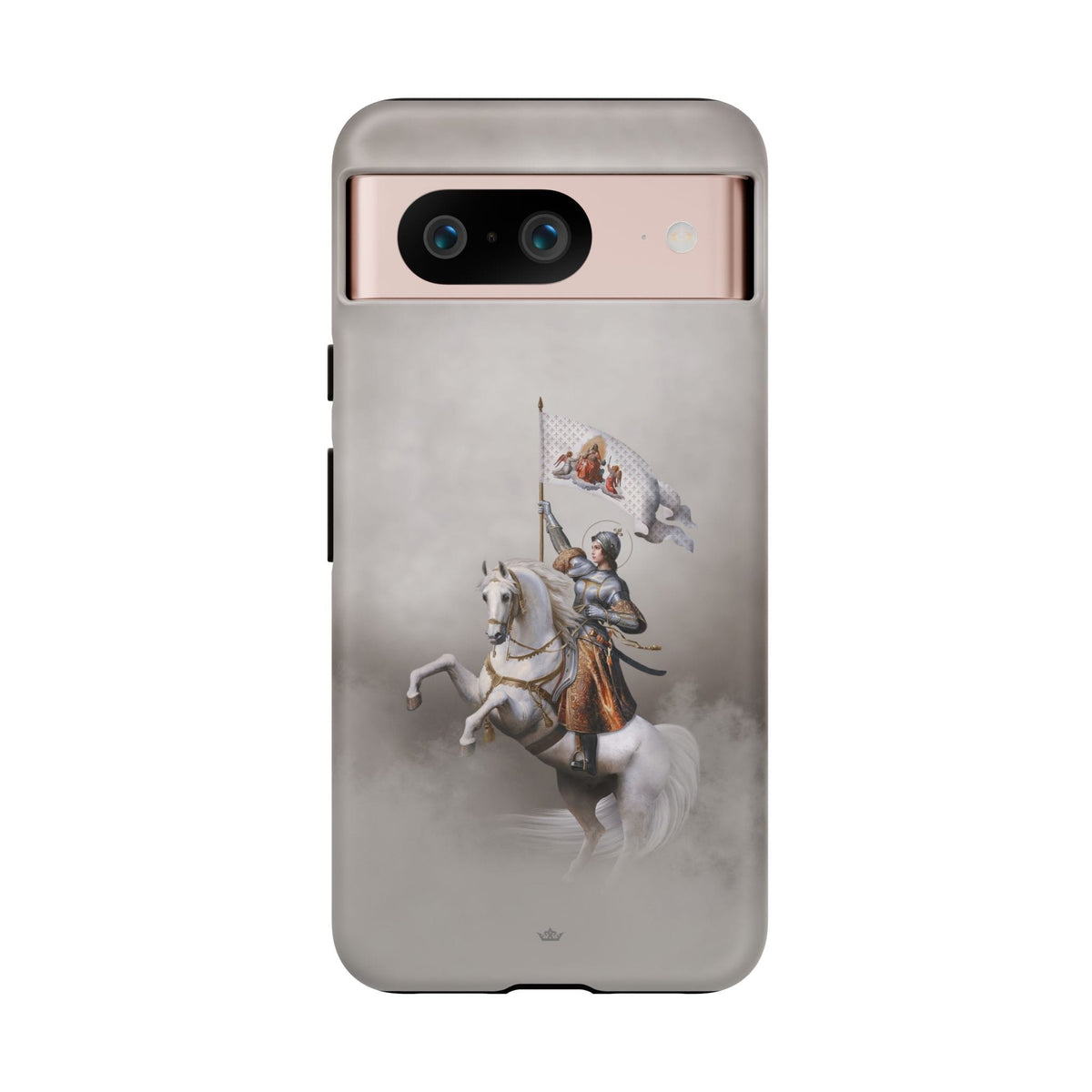 St. Joan of Arc in Battle Hard Phone Case (Light) Copyright VENXARA