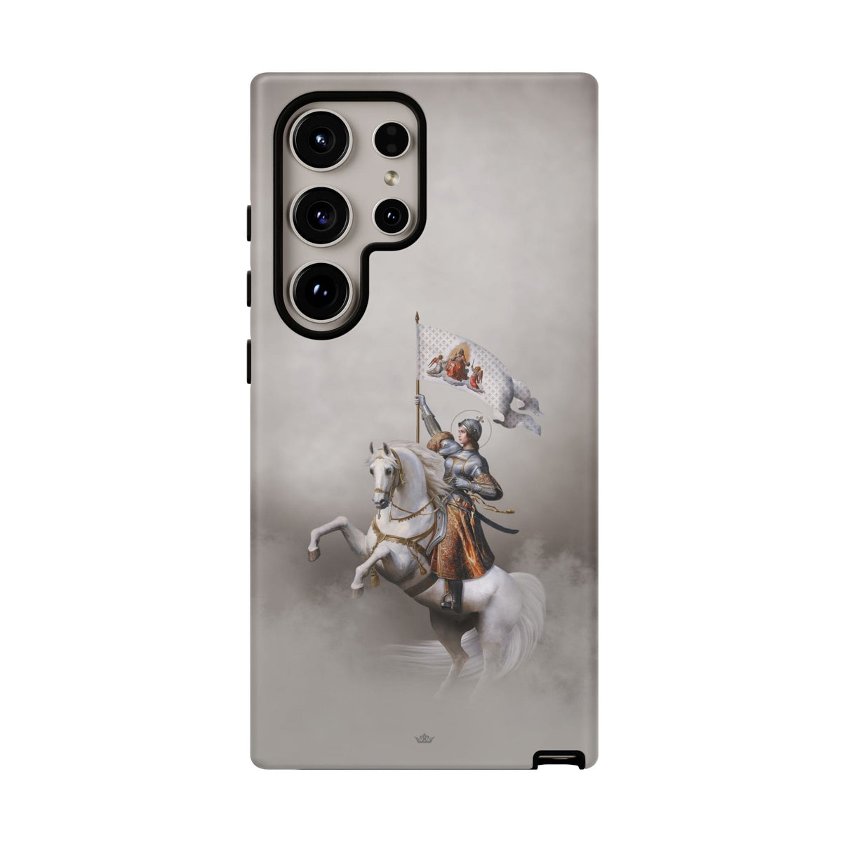 St. Joan of Arc in Battle Hard Phone Case (Light) Copyright VENXARA