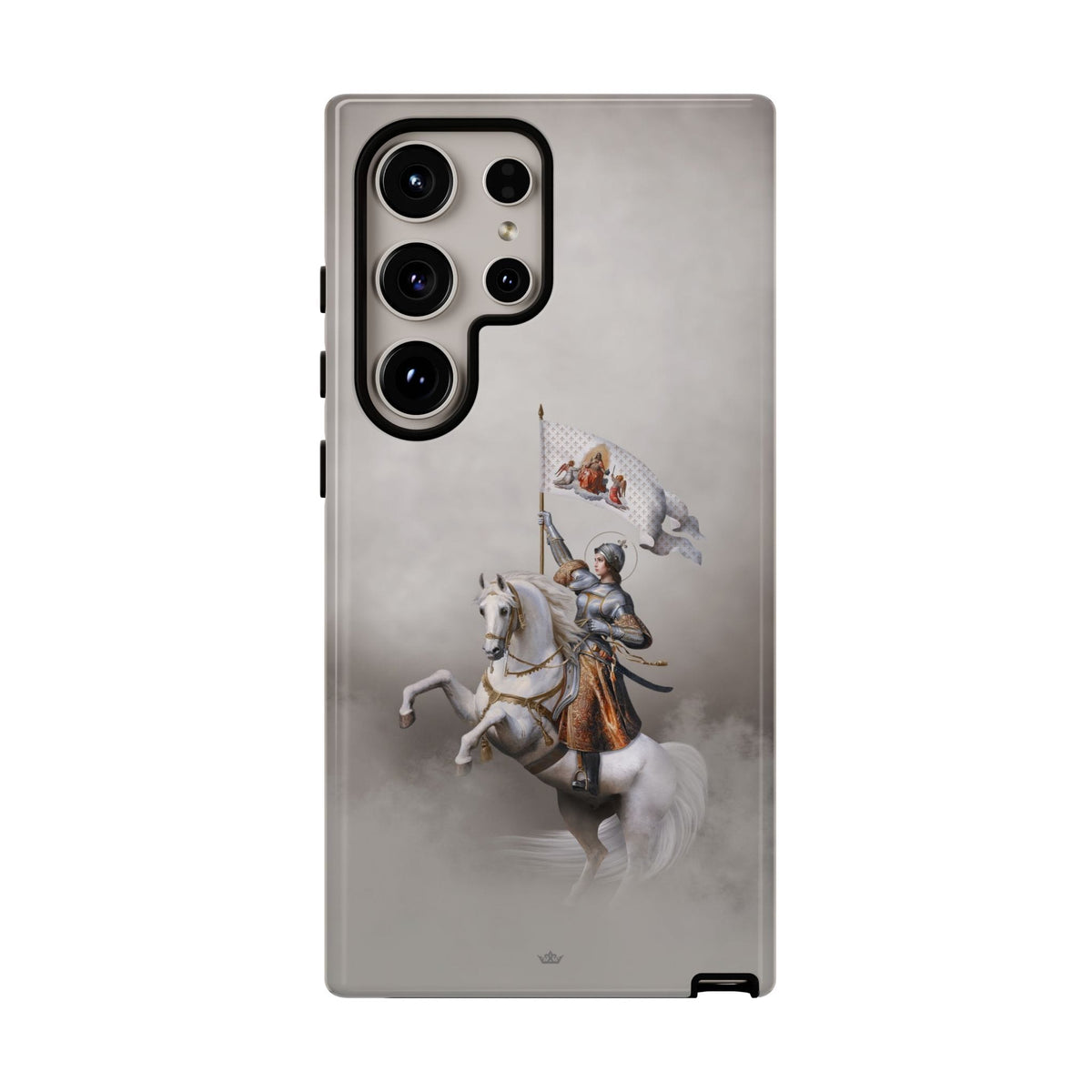St. Joan of Arc in Battle Hard Phone Case (Light) Copyright VENXARA