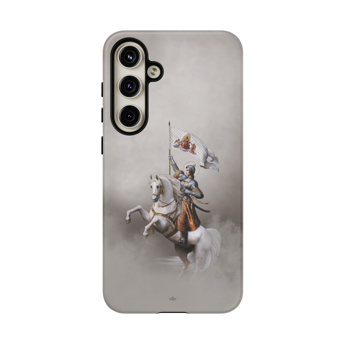 St. Joan of Arc in Battle Hard Phone Case (Light) Copyright VENXARA
