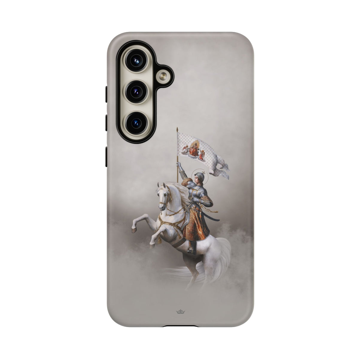 St. Joan of Arc in Battle Hard Phone Case (Light) Copyright VENXARA