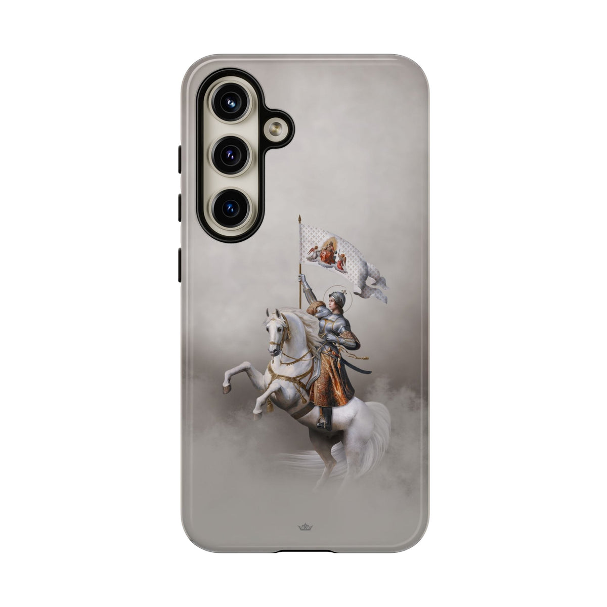 St. Joan of Arc in Battle Hard Phone Case (Light) Copyright VENXARA