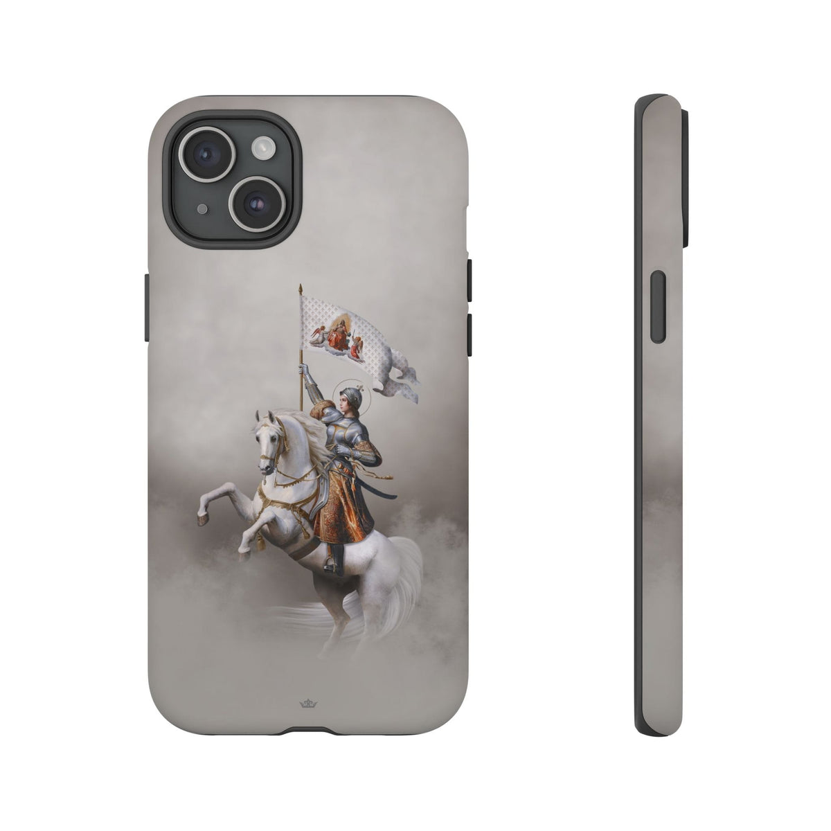 St. Joan of Arc in Battle Hard Phone Case (Light) Copyright VENXARA