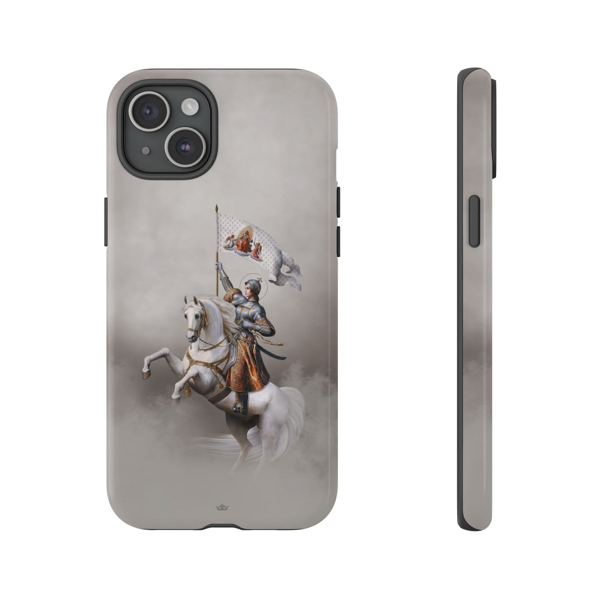 St. Joan of Arc in Battle Hard Phone Case (Light) Copyright VENXARA
