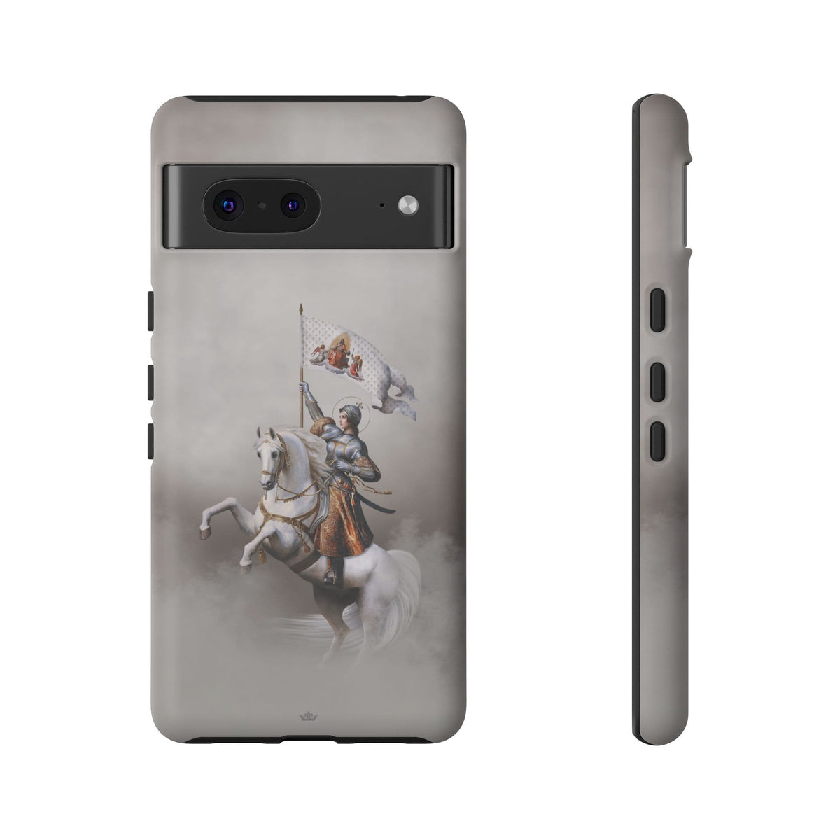 St. Joan of Arc in Battle Hard Phone Case (Light) Copyright VENXARA