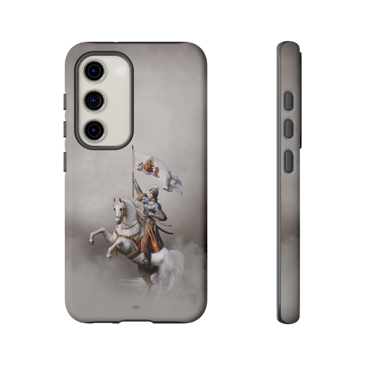 St. Joan of Arc in Battle Hard Phone Case (Light) Copyright VENXARA
