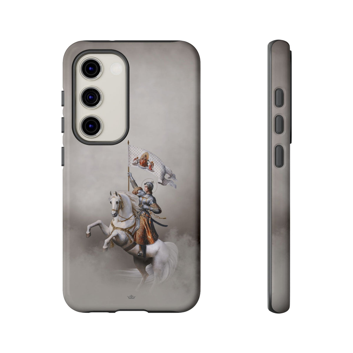 St. Joan of Arc in Battle Hard Phone Case (Light) Copyright VENXARA