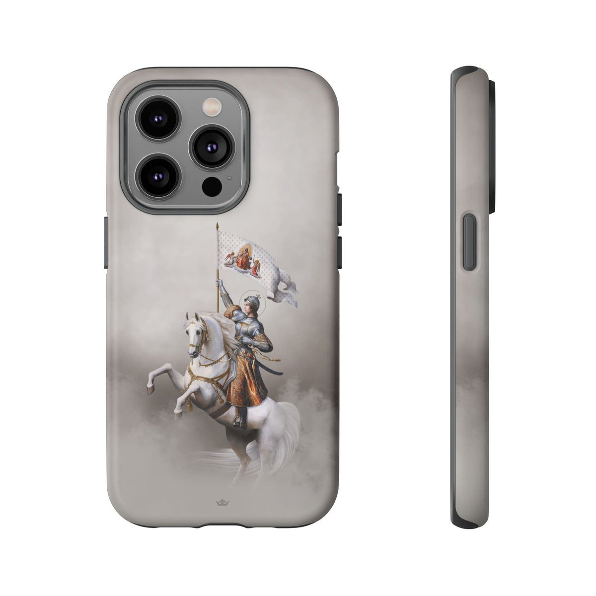 St. Joan of Arc in Battle Hard Phone Case (Light) Copyright VENXARA