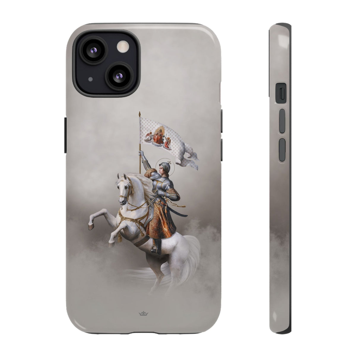 St. Joan of Arc in Battle Hard Phone Case (Light) Copyright VENXARA