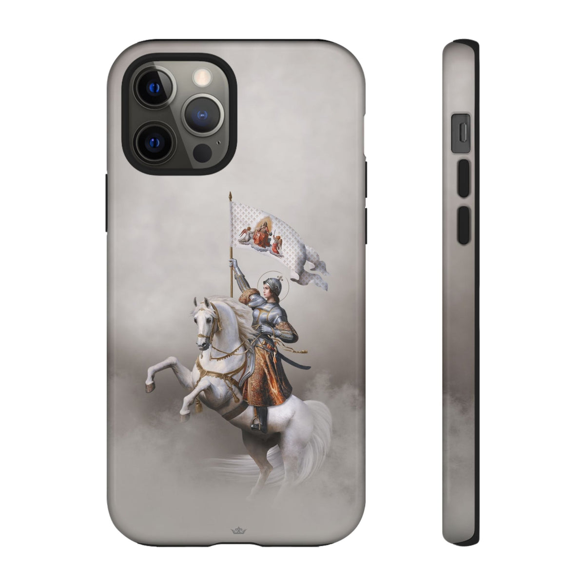 St. Joan of Arc in Battle Hard Phone Case (Light) Copyright VENXARA