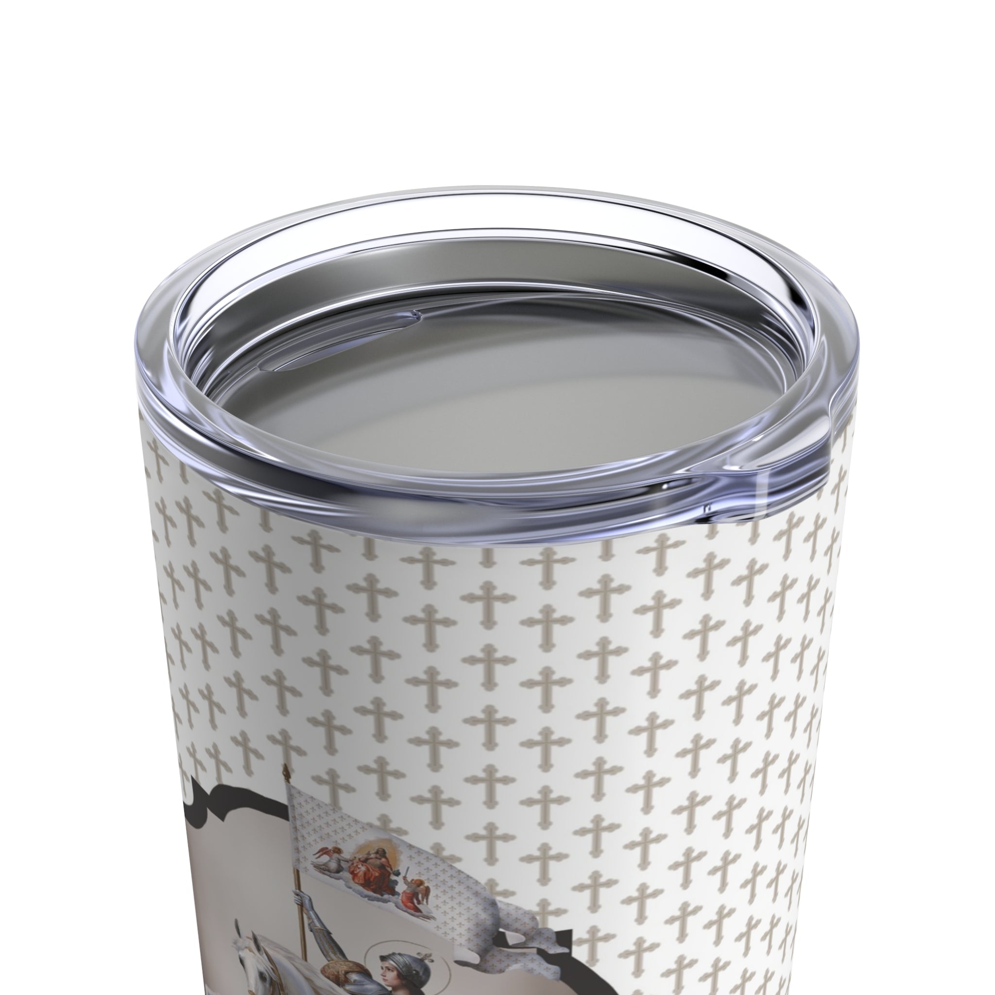 St. Joan of Arc In Battle Tumbler 20 oz. - VENXARA®