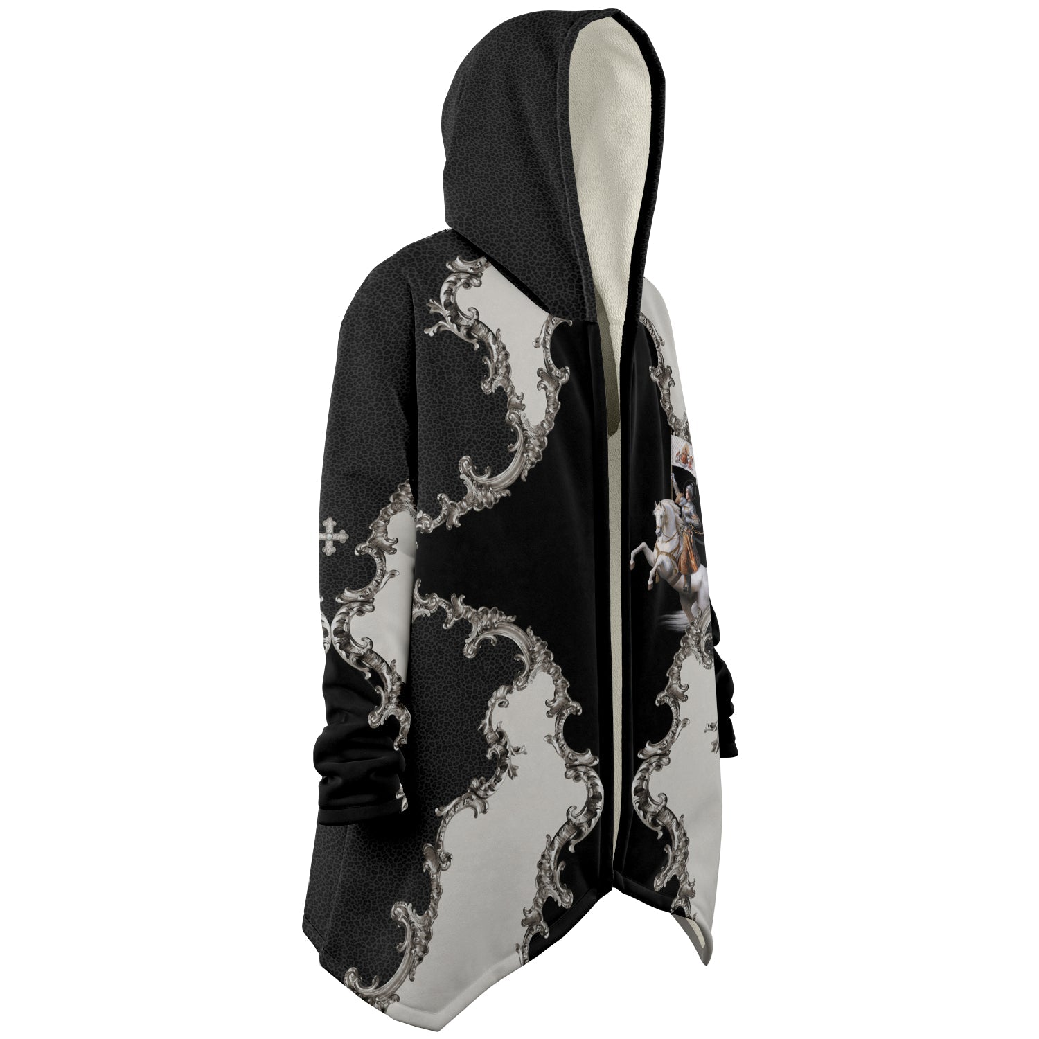 St. Joan of Arc Microfleece Cloak (Baroque Leopard) - VENXARA®
